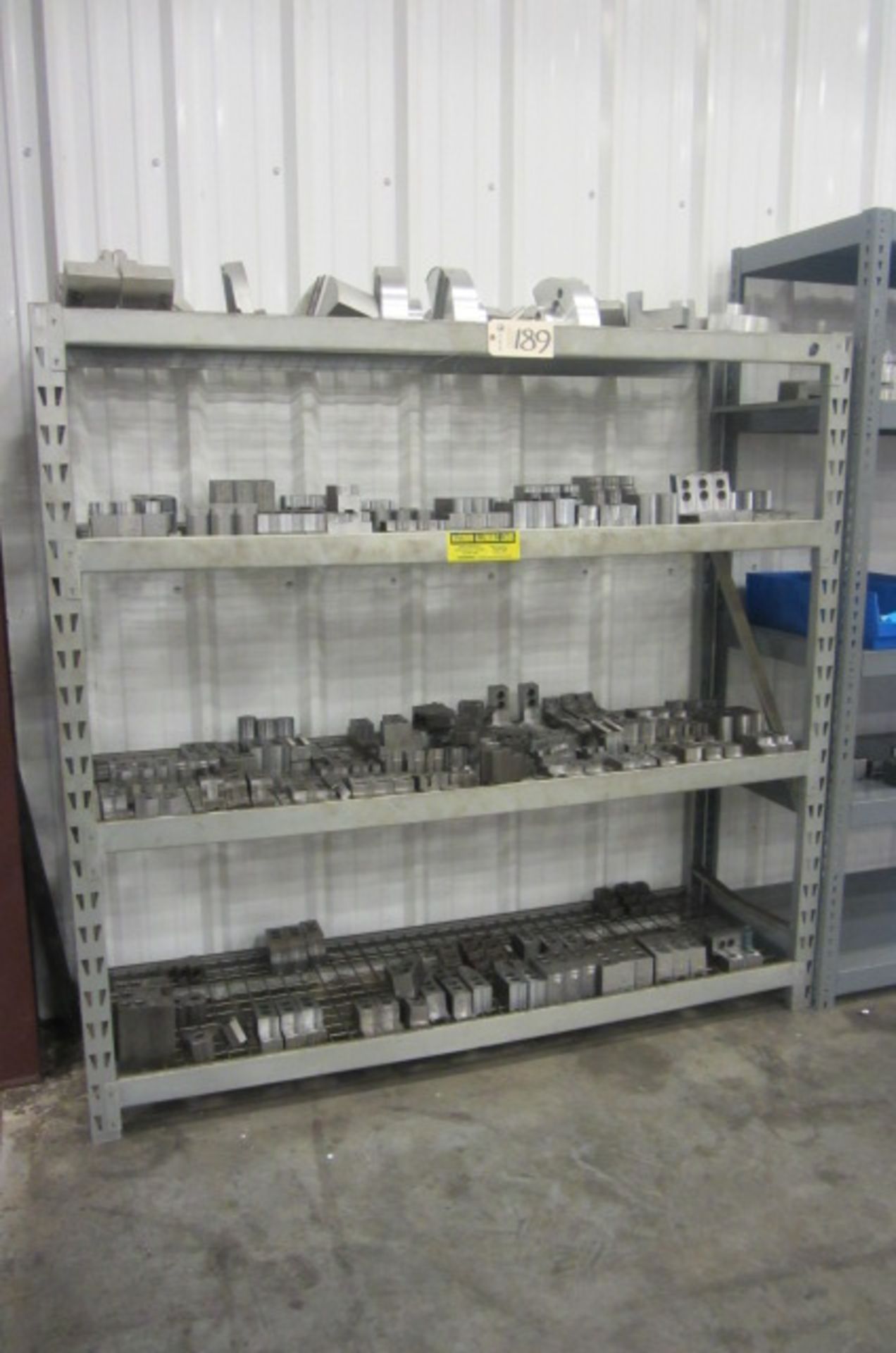 Rack & Contents - Lathe Accessories