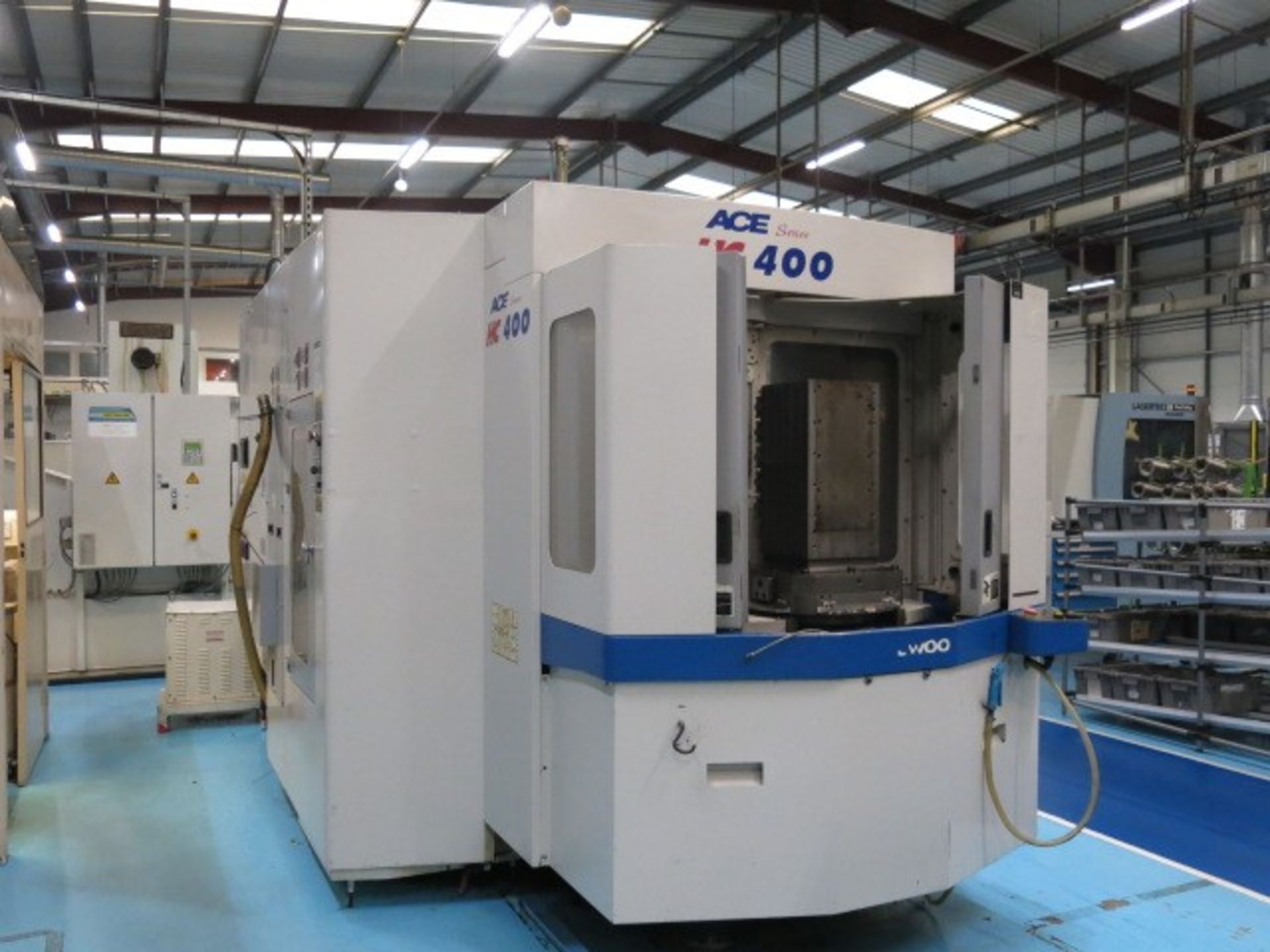 Daewoo Model Ace HC400 Series CNC Horizontal Machining Center with (2) 16'' x 16'' Pallets, 360 - Image 3 of 9