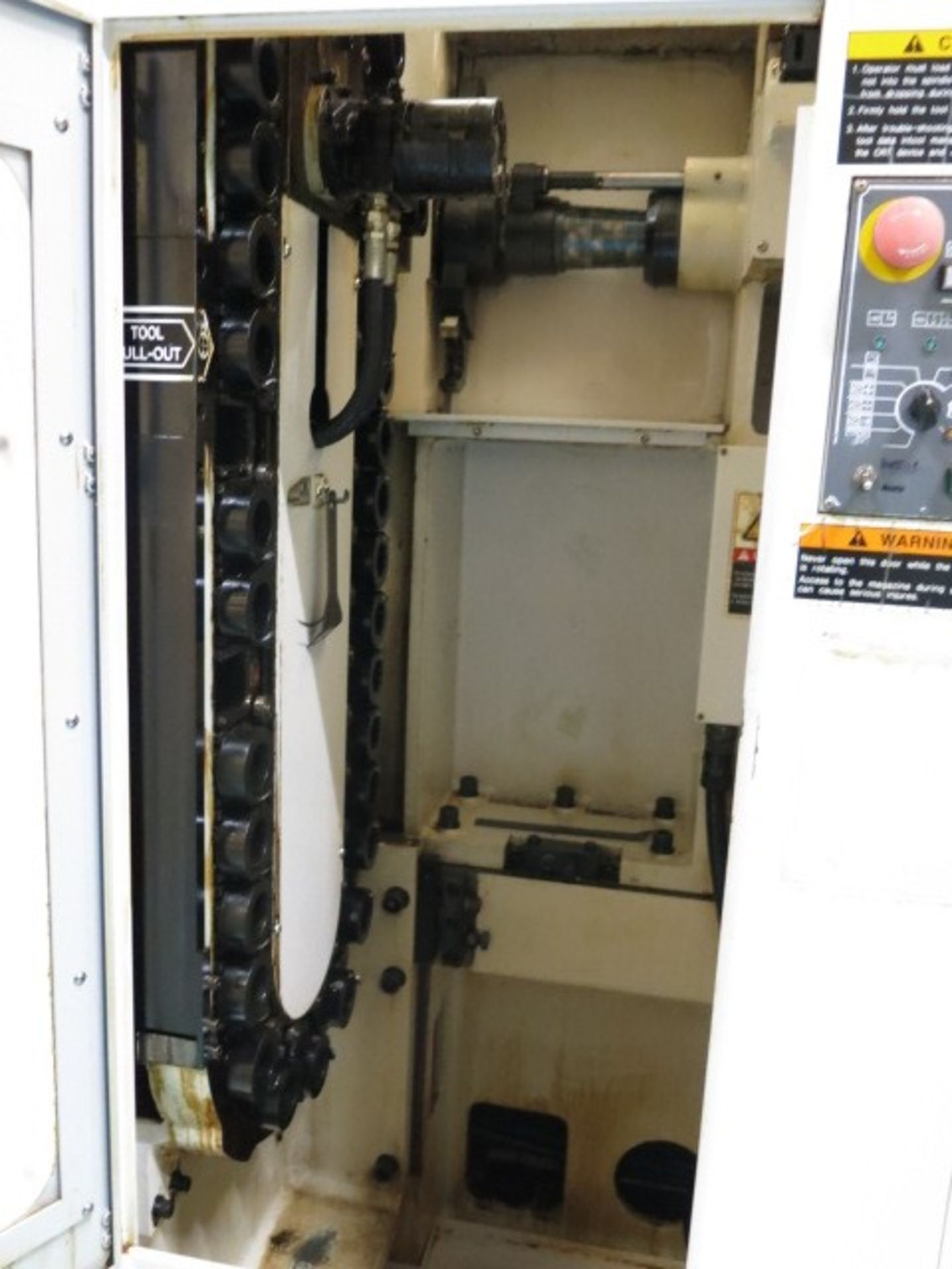 Daewoo Model Ace HC400 Series CNC Horizontal Machining Center with (2) 16'' x 16'' Pallets, 360 - Image 6 of 9