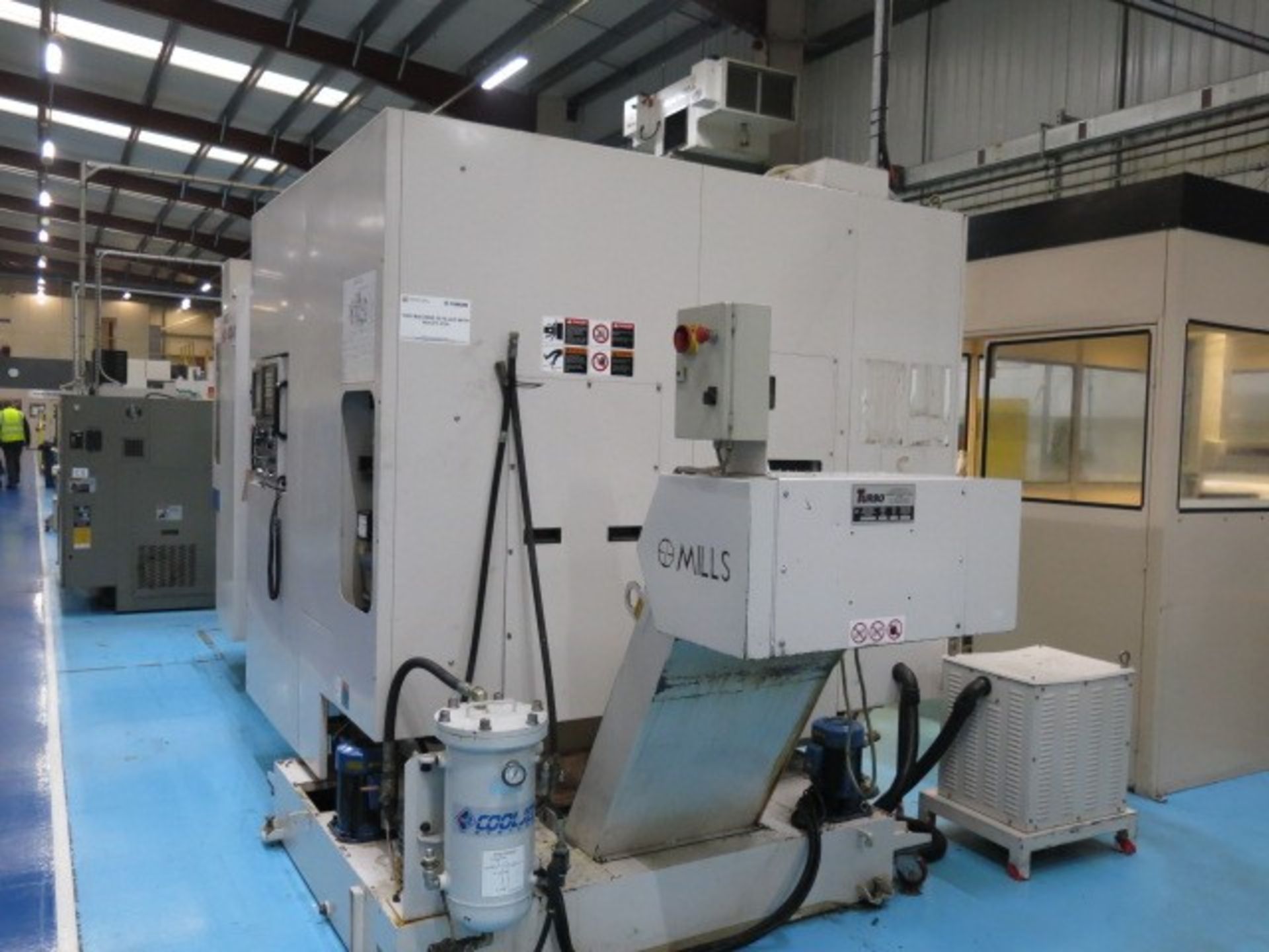 Daewoo Model Ace HC400 Series CNC Horizontal Machining Center with (2) 16'' x 16'' Pallets, 360 - Image 8 of 9