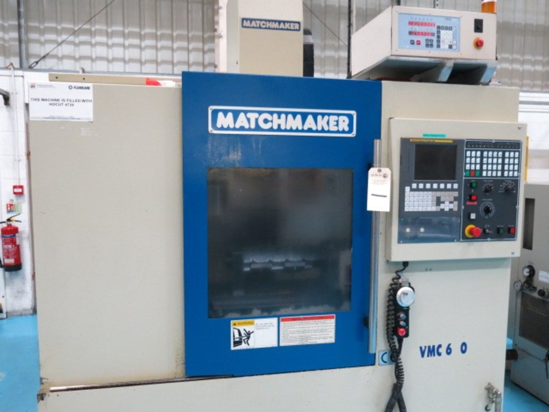 Matchmaker Model VMC610 CNC Vertical Machining Center with 27'' x 12'' Work Table, 24'' X-Axis, 12''