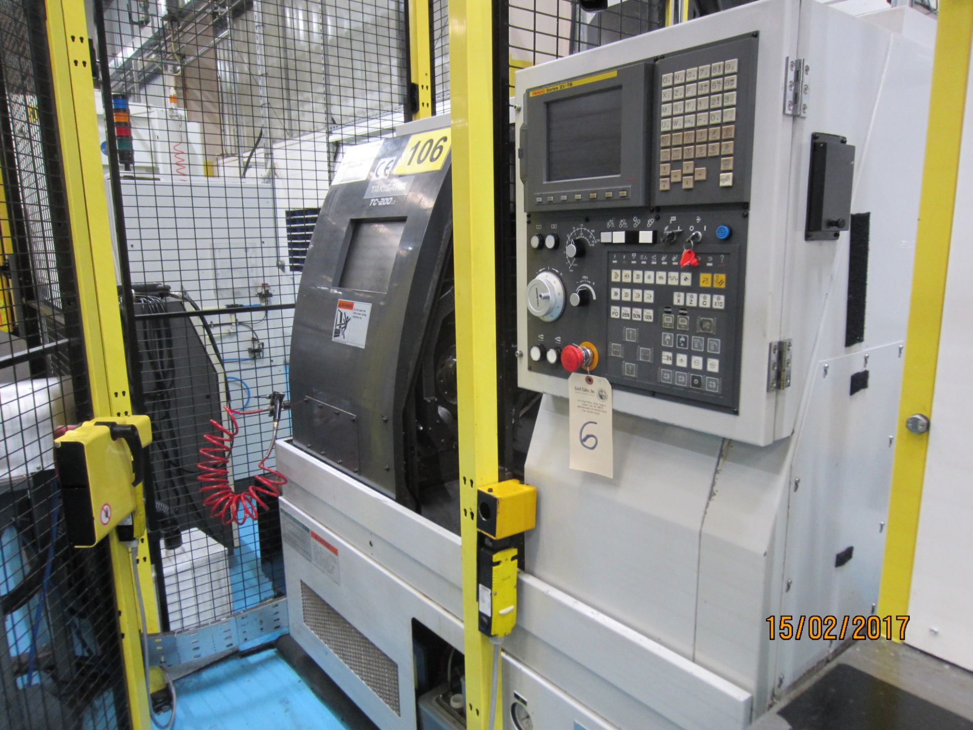 Takisawa Model TC 200 CNC Turning Center with Capacity to 8'' (210mm) Chuck (Not Included), Approx