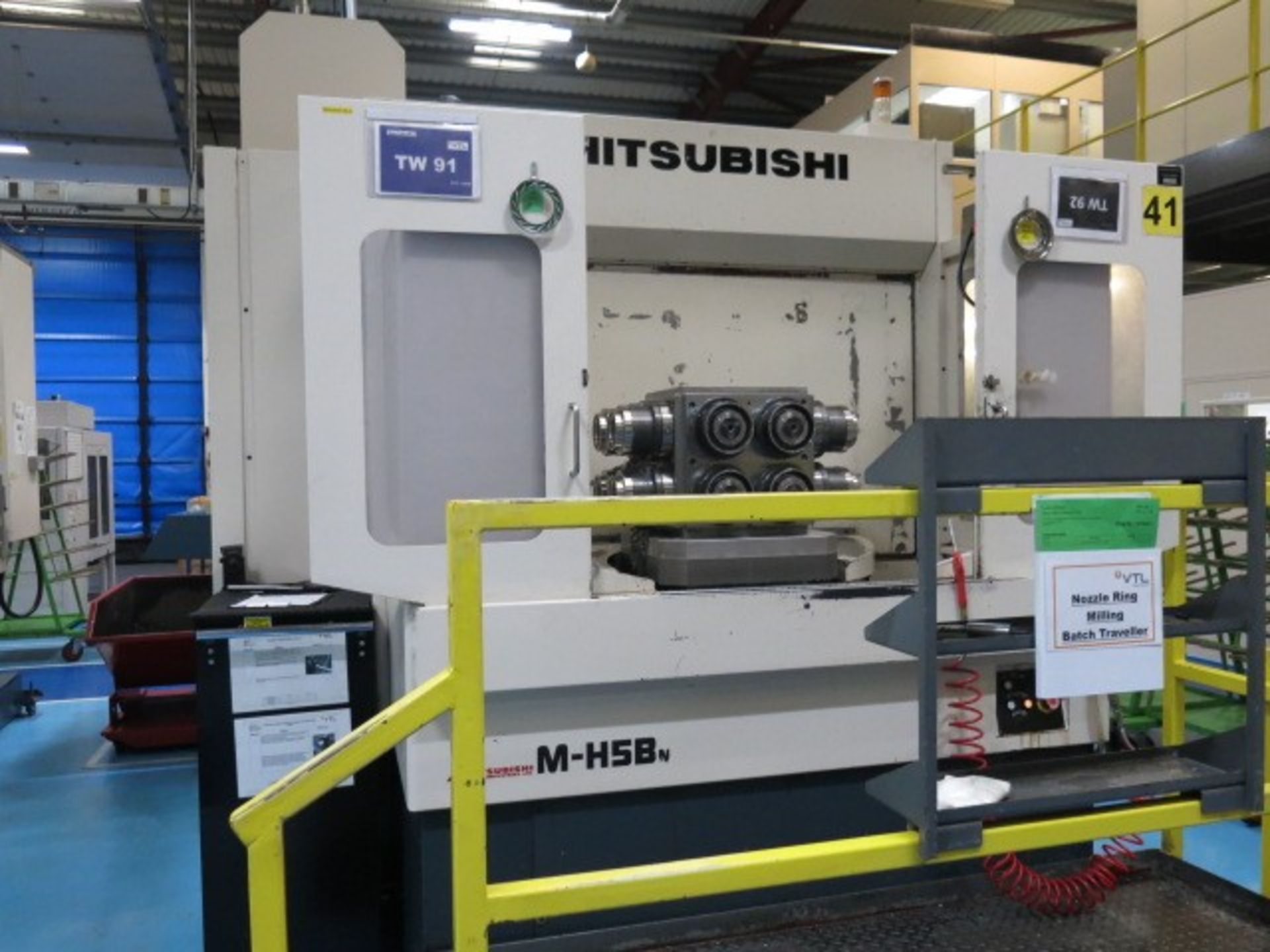 Mitsubishi Model M-H5BN CNC Horizontal Machining Center with (2) 19.6'' x 19.6'' Pallets, 360 Degree - Image 2 of 6