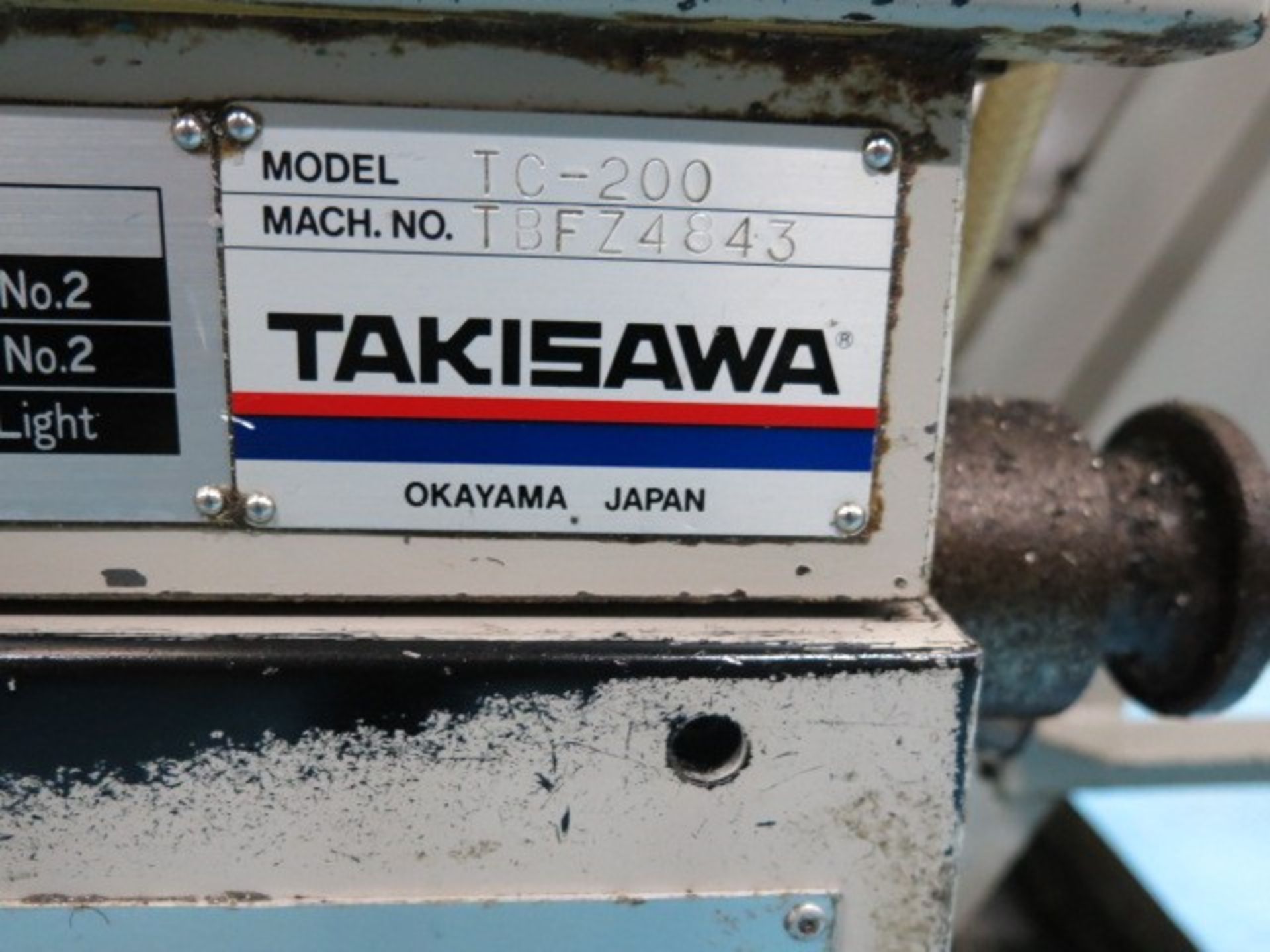 Takisawa Model TC 200 CNC Turning Center with Capacity to 8'' (210mm) Chuck (Not Included), Approx - Image 4 of 5