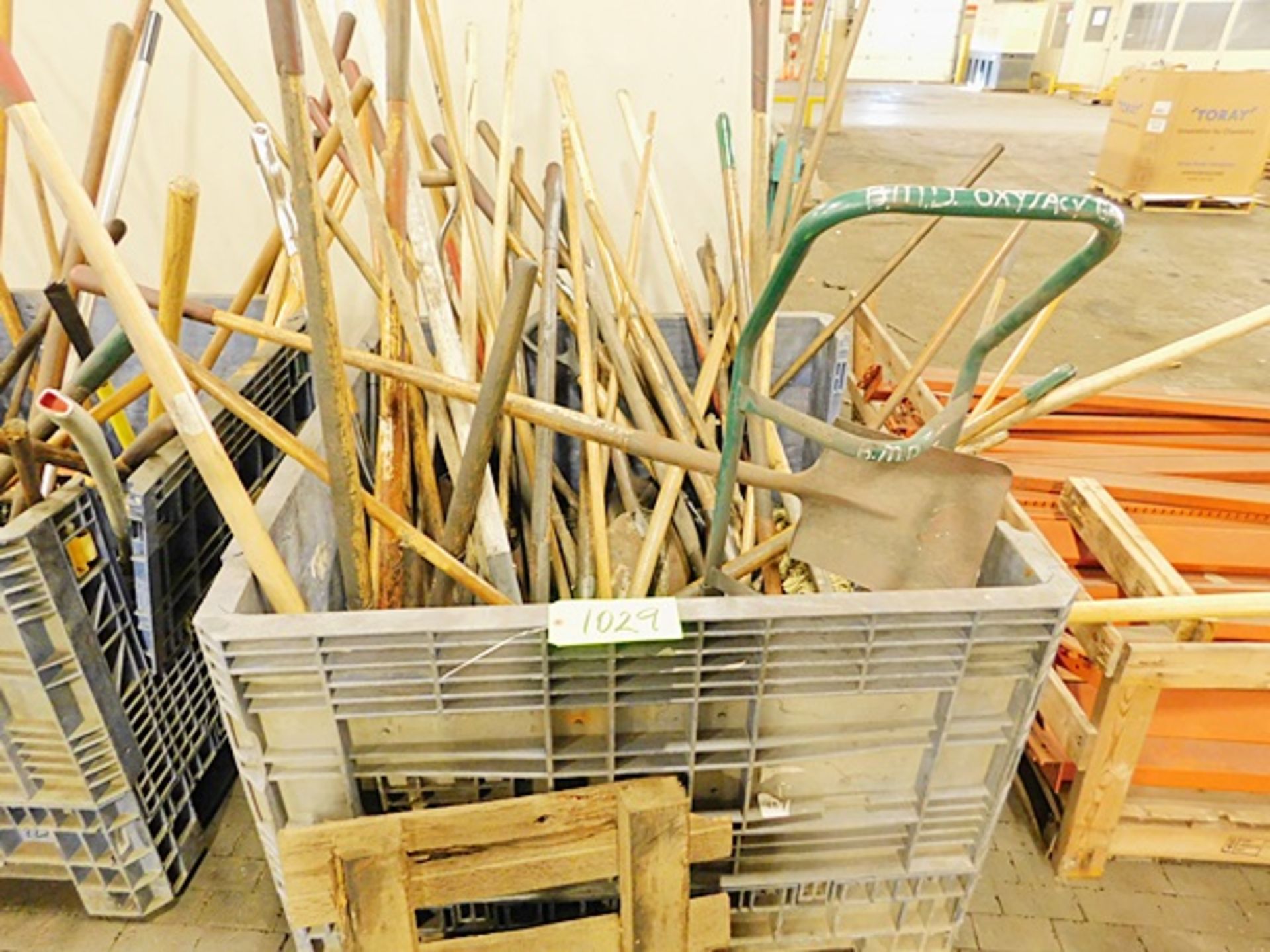 Shovels in Crate