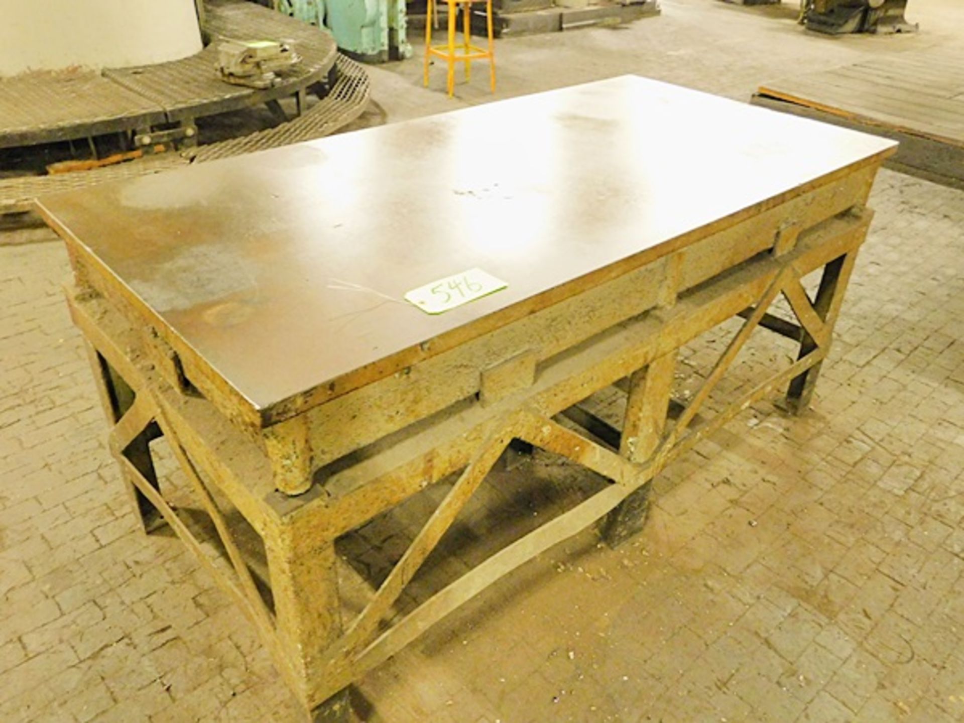Steel Surface Plate with Workbench
