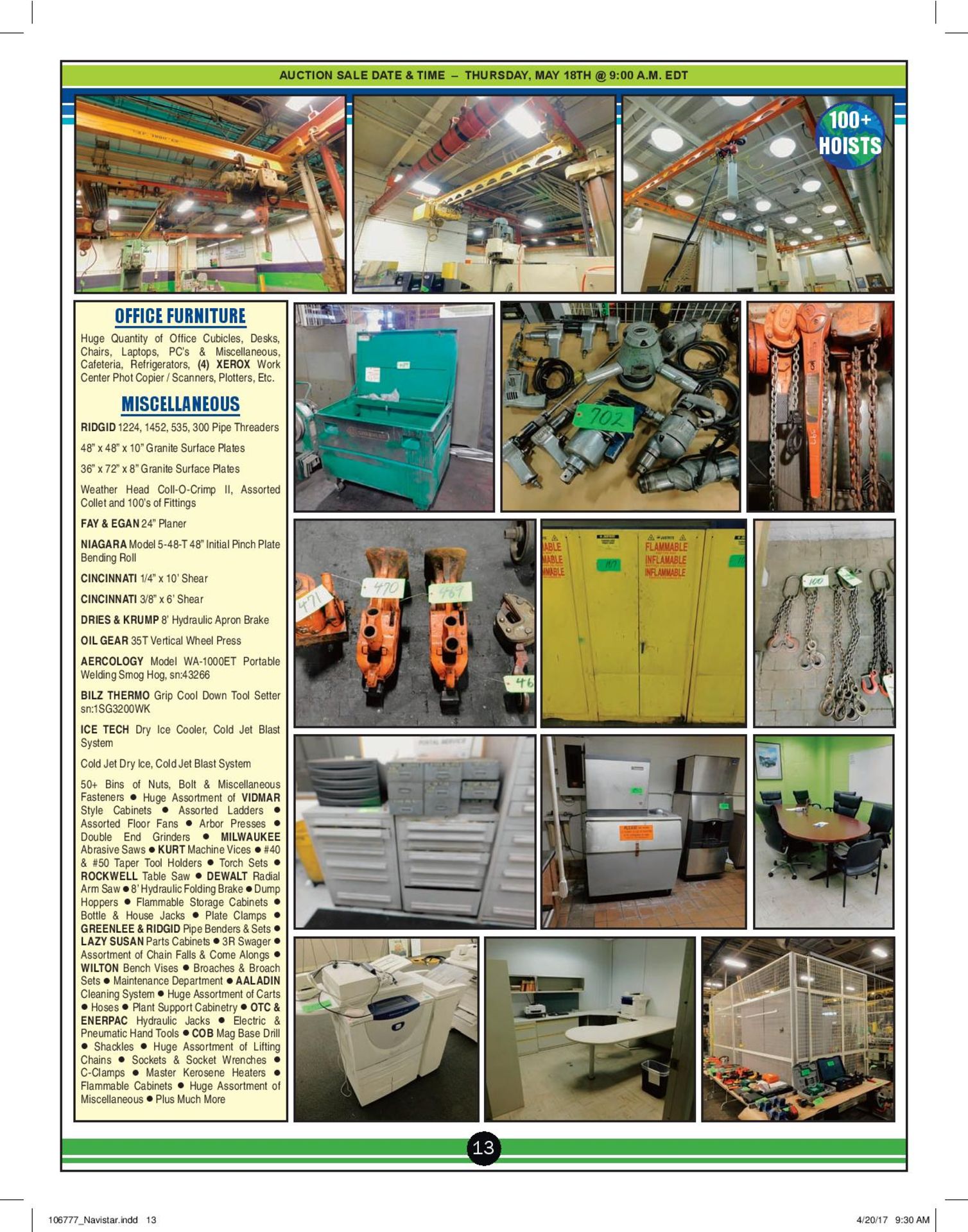 2000+ Lot Auction - Register Now - NAVISTAR MANUFACTURING FACILITY - Image 4 of 5