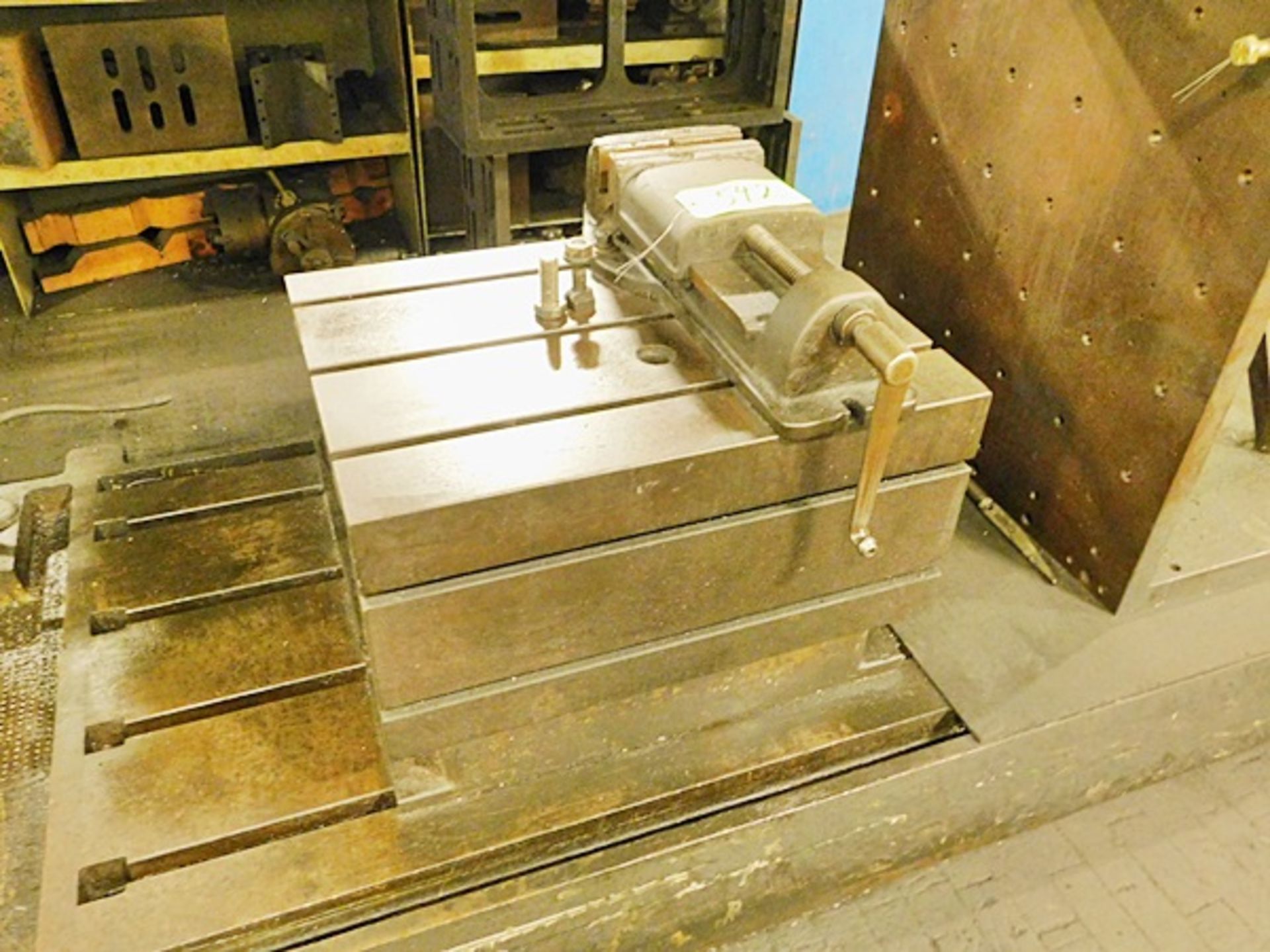 T-Slotted Box Table with Vise