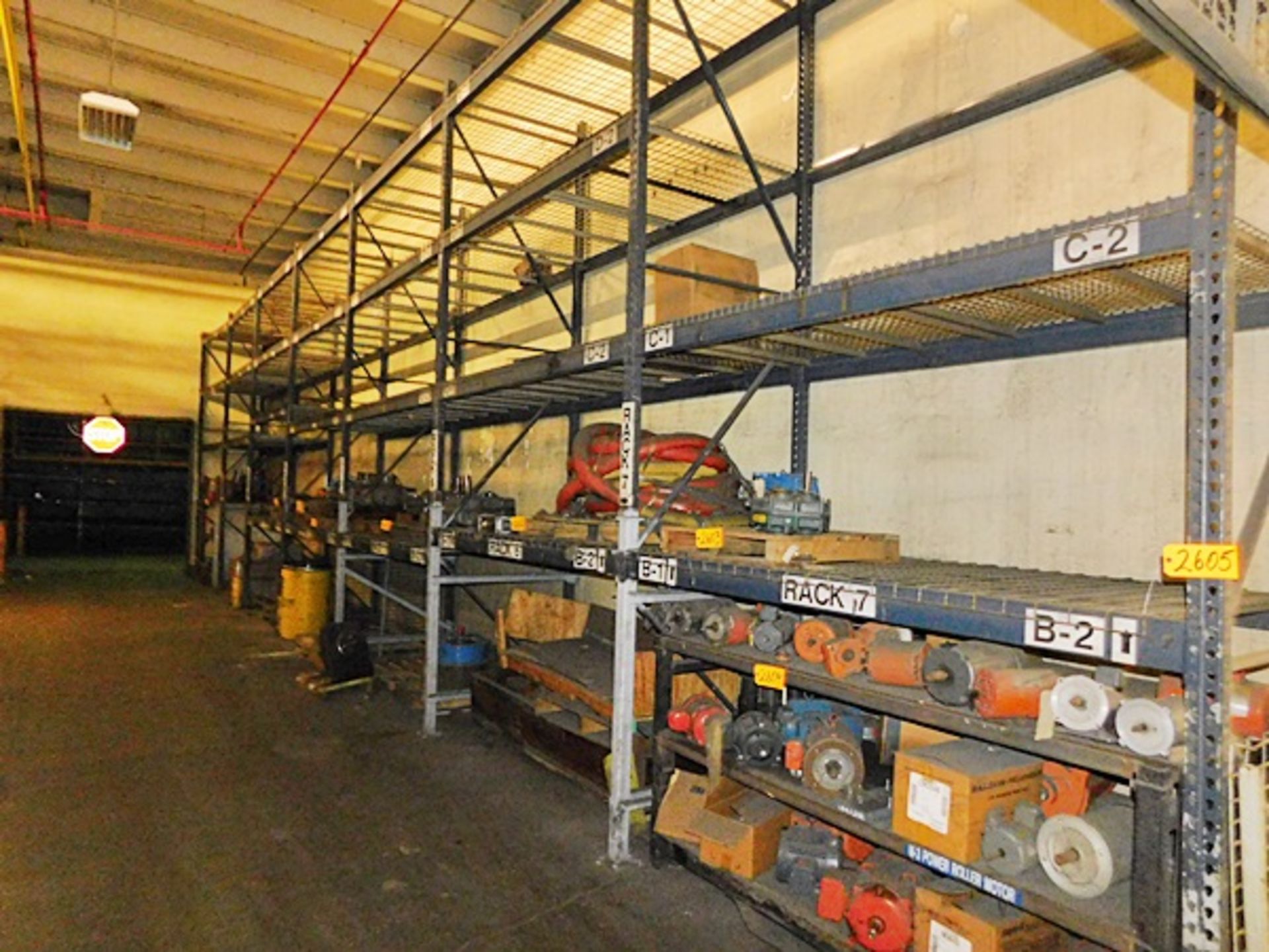 7 Sections of Pallet Racking