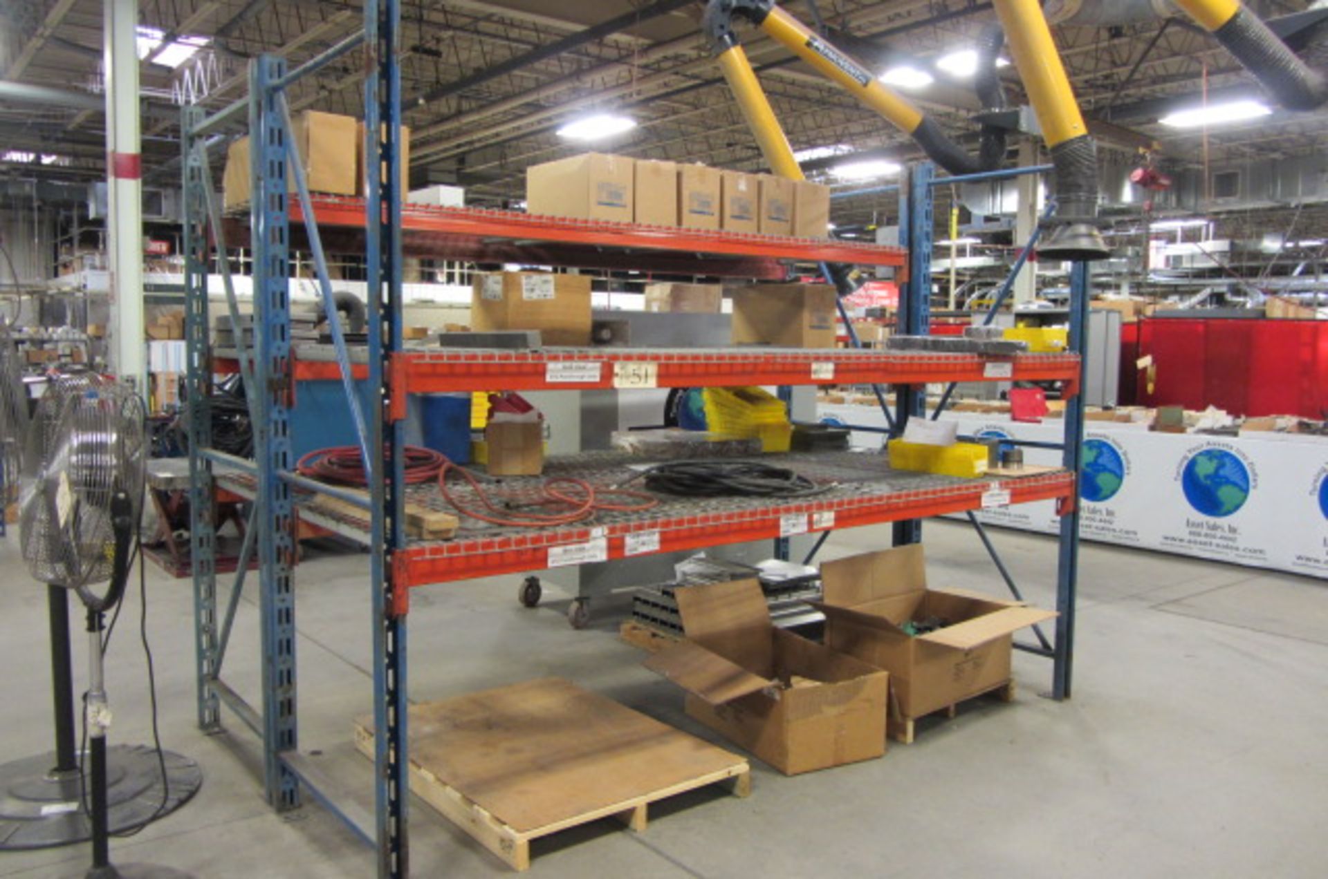 2 Sections Pallet Rack