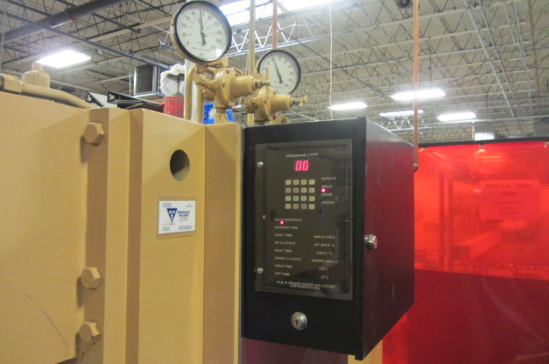 Sciaky Model SPK2-30-150-30 Press Type Spot Welder with 150 KVA, Approx 43'' Throat Depth, Remote - Image 4 of 5