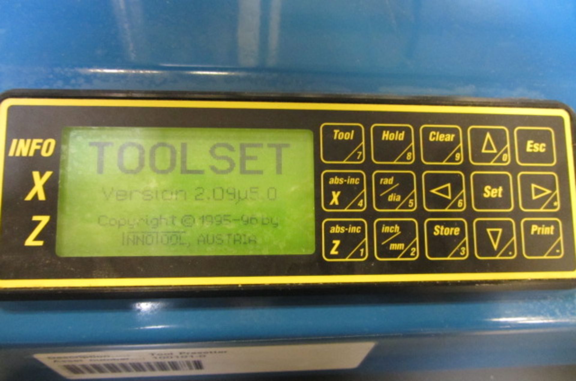 KPT Diaset Model D240 40 Taper Tool Presetter with 2-Axis Digital Controls, 2D Control Gauge - Bild 2 aus 6