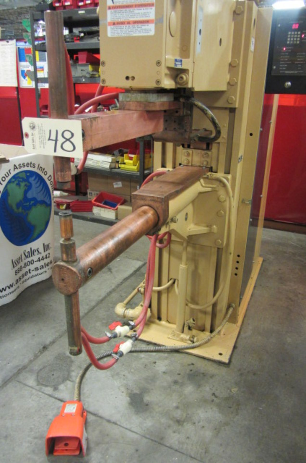 Sciaky Model SPK2-30-150-30 Press Type Spot Welder with 150 KVA, Approx 43'' Throat Depth, Remote - Image 3 of 5