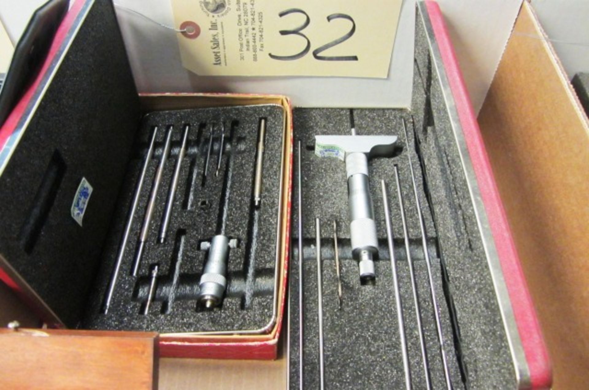 (2) Starrett Depth Micrometers