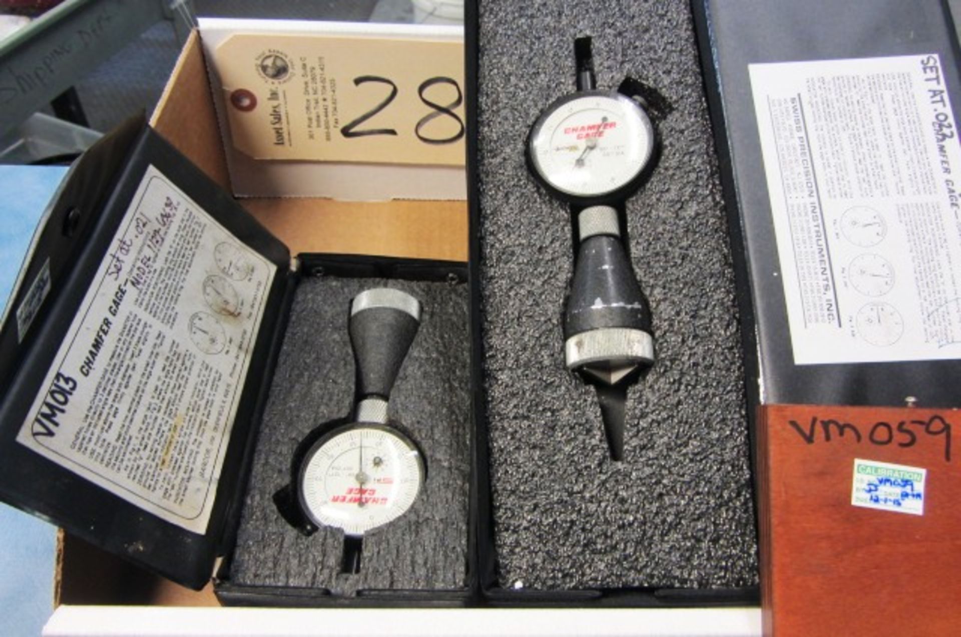 (2) Chamfer Gauges