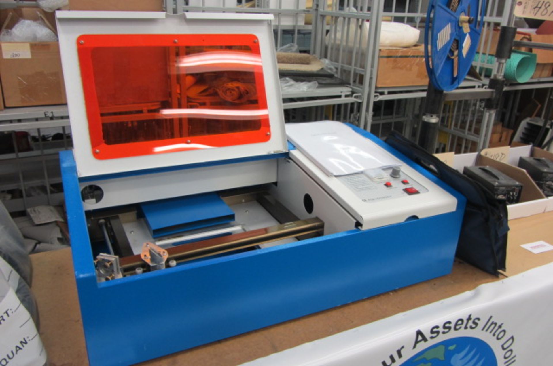 K40 Laser Engraver / Cutting Machine with Indicators, Current Regulation, Laser Switch