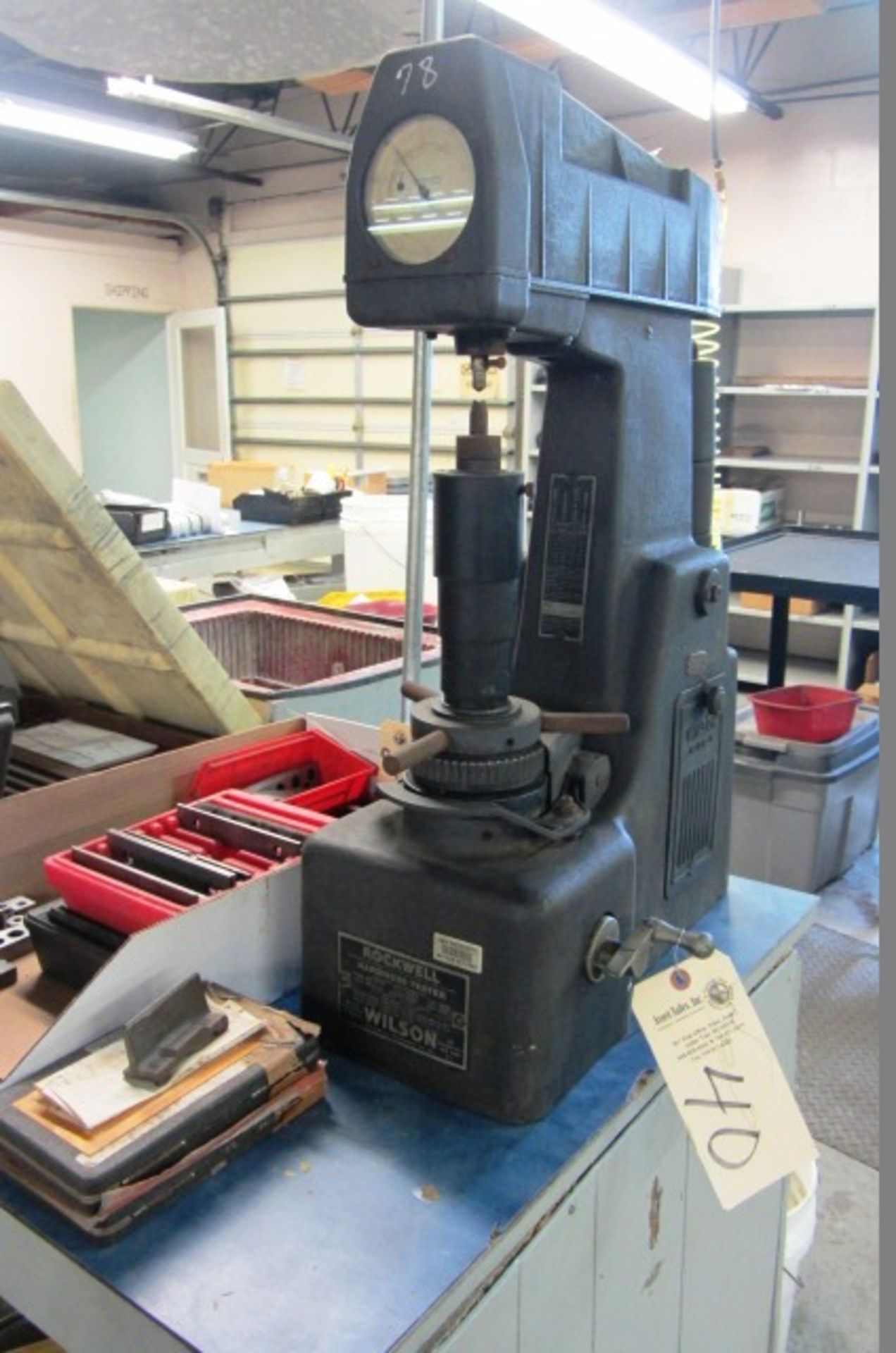 Wilson Model 3JR Hardness Tester with Weights & Gauges