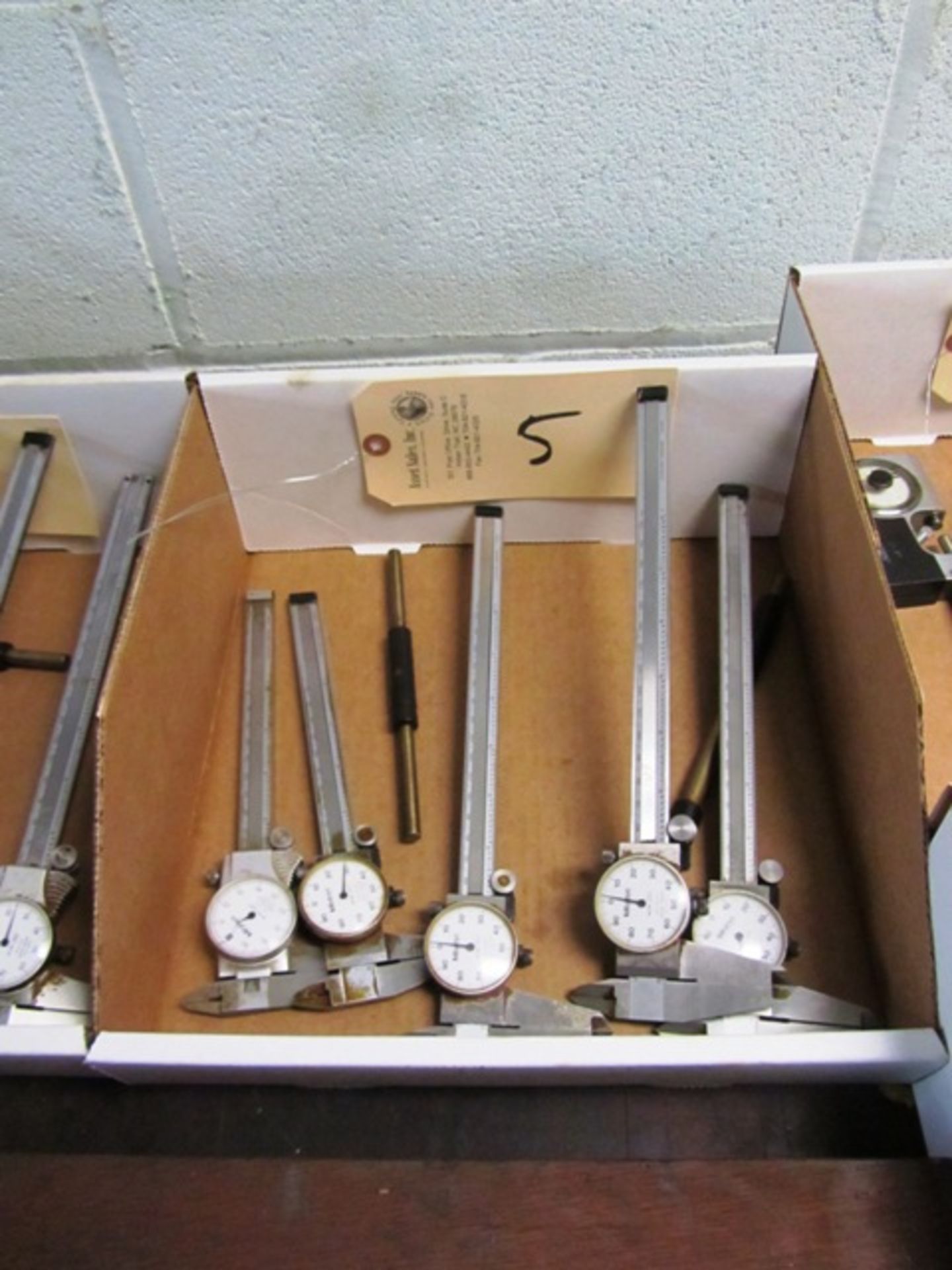 (3) 8'' & (2) 6'' Mitutoyo Dial Calipers