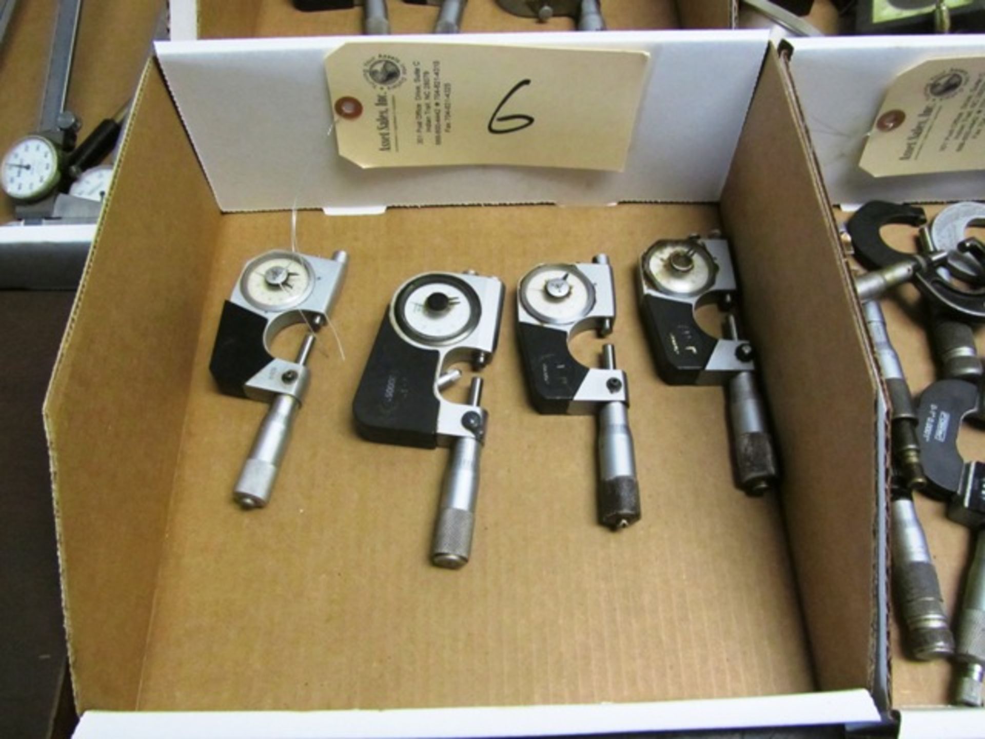 (4) Dial Micrometers