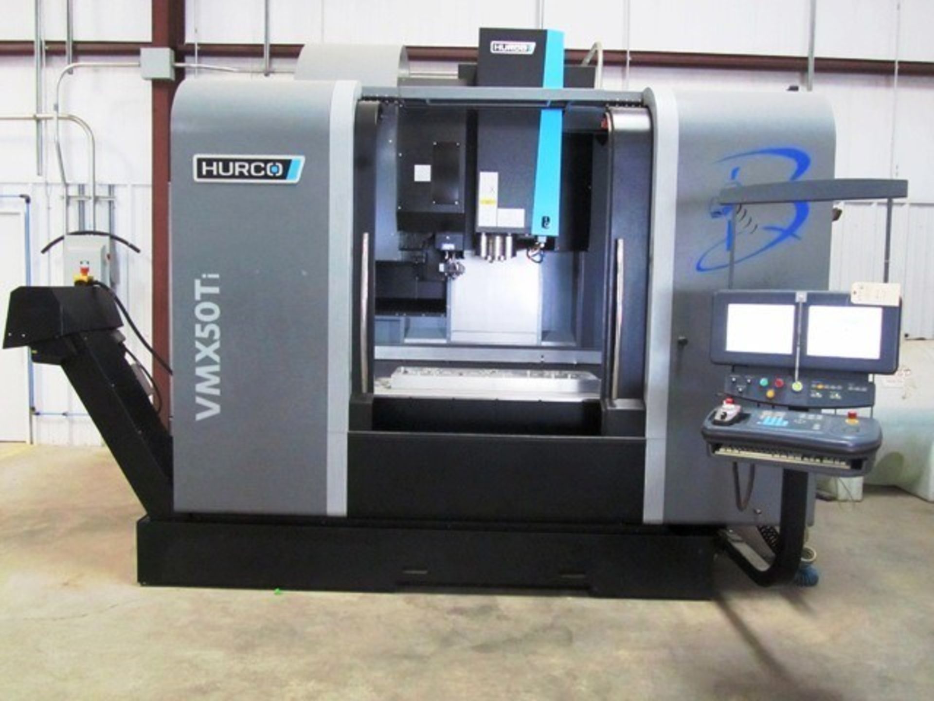 Hurco Model VMX50-Ti/50T 3-Axis CNC Vertical Machining Center with Approx 26'' x 59'' Table, #50 - Image 6 of 6