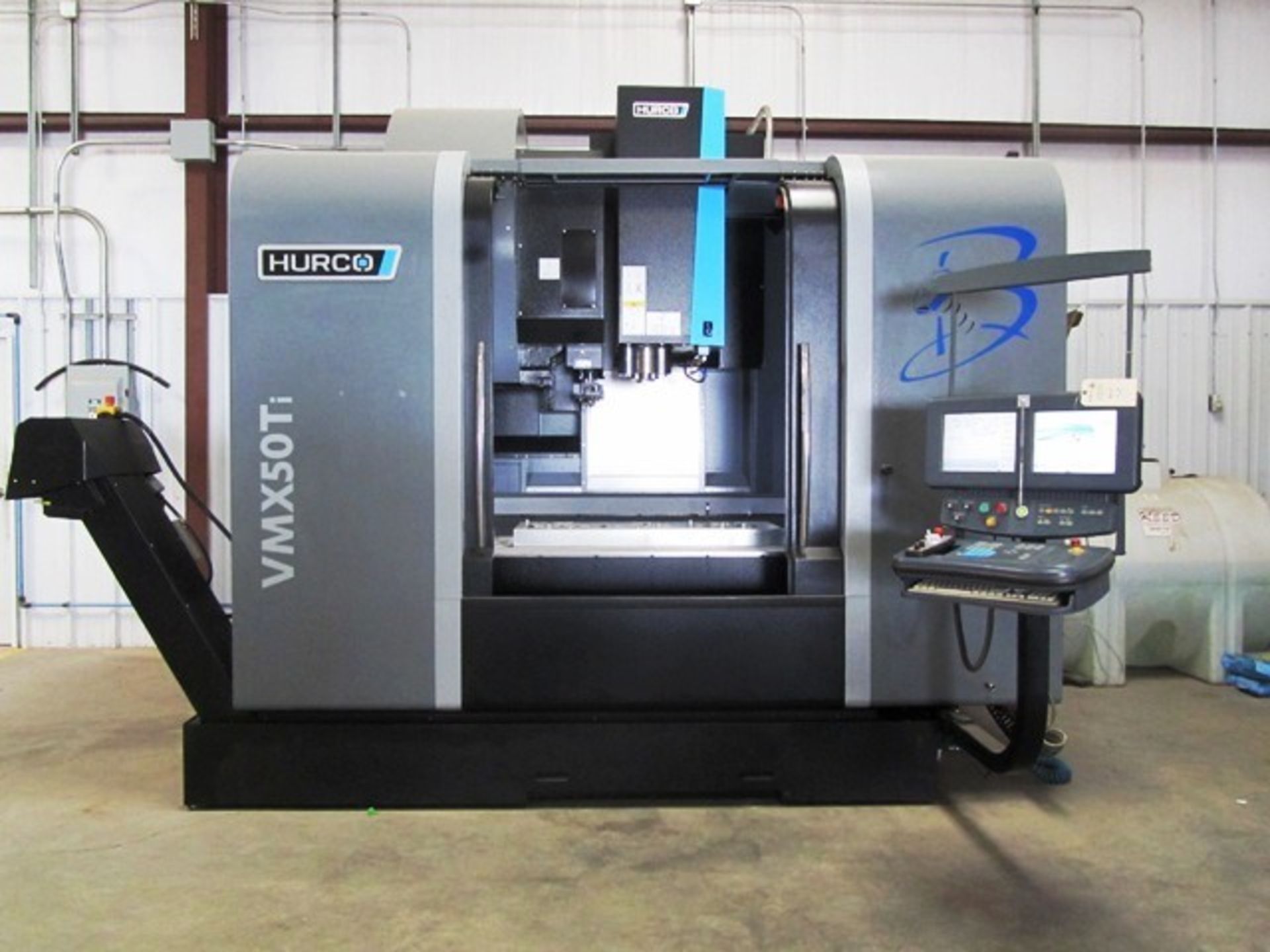 Hurco Model VMX50-Ti/50T 3-Axis CNC Vertical Machining Center with Approx 26'' x 59'' Table, #50 - Bild 4 aus 6