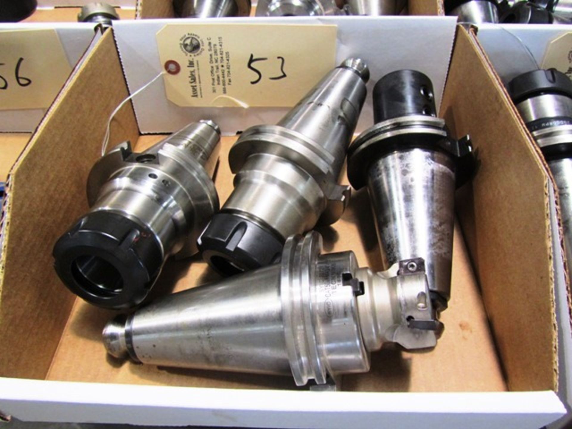 (4) CAT 50 Taper Toolholders