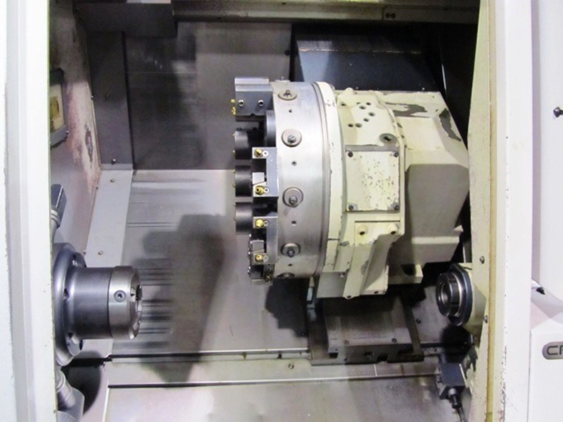 Okuma Model Captain L370M CNC Turning Center with Milling, `C' Axis, 12 Station Turret, Collet - Image 2 of 7