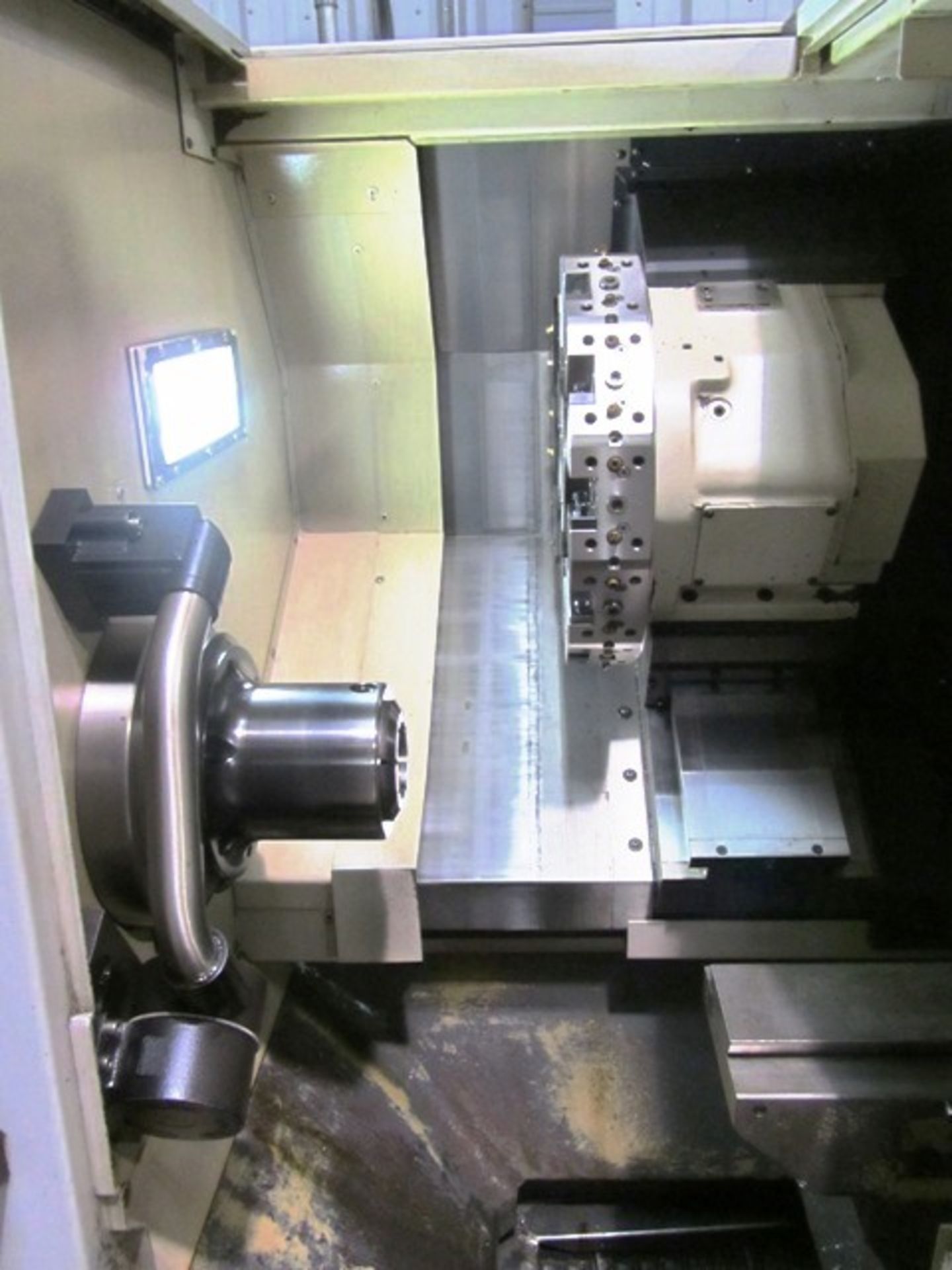 Okuma Model Genos L400 2-Axis CNC Turning Center with Collet Chuck, 12 Station Turret, 20'' Distance - Image 2 of 6