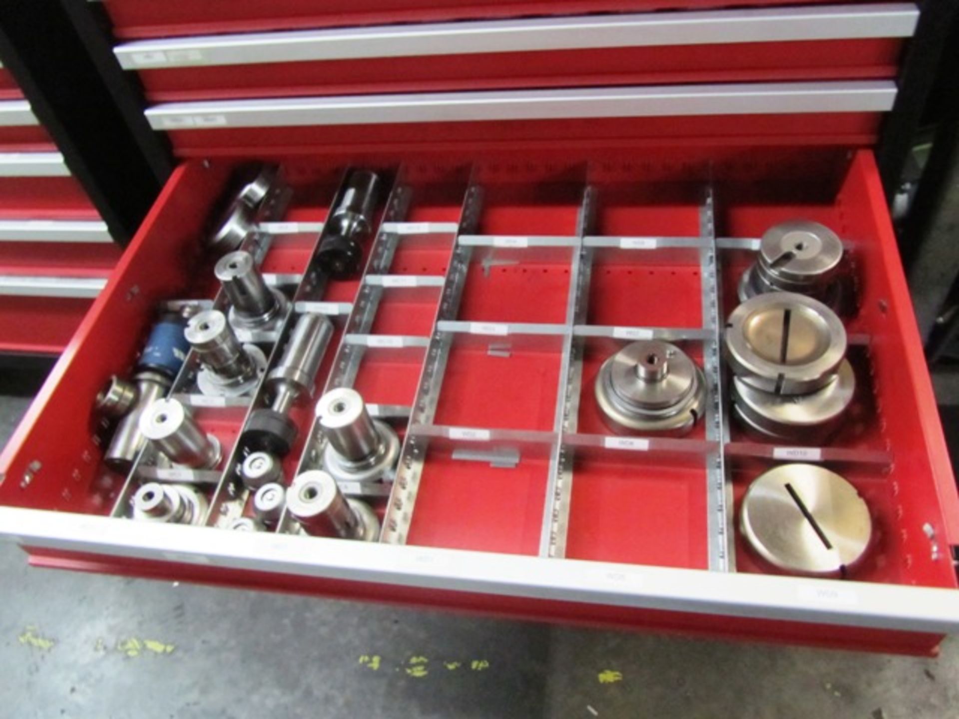 Amada 8 Drawer Portable Tool Cabinet with Turret Punches & Dies - Image 7 of 7
