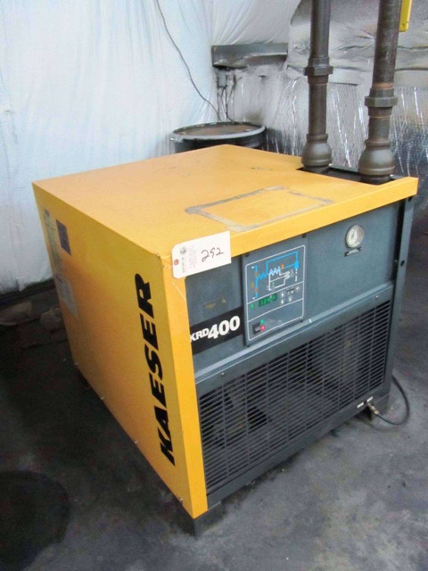 Kaeser Model KRD400 Air Dryer with 400 SCFM, 200 PSIG, sn:0363-2T.9606-30K