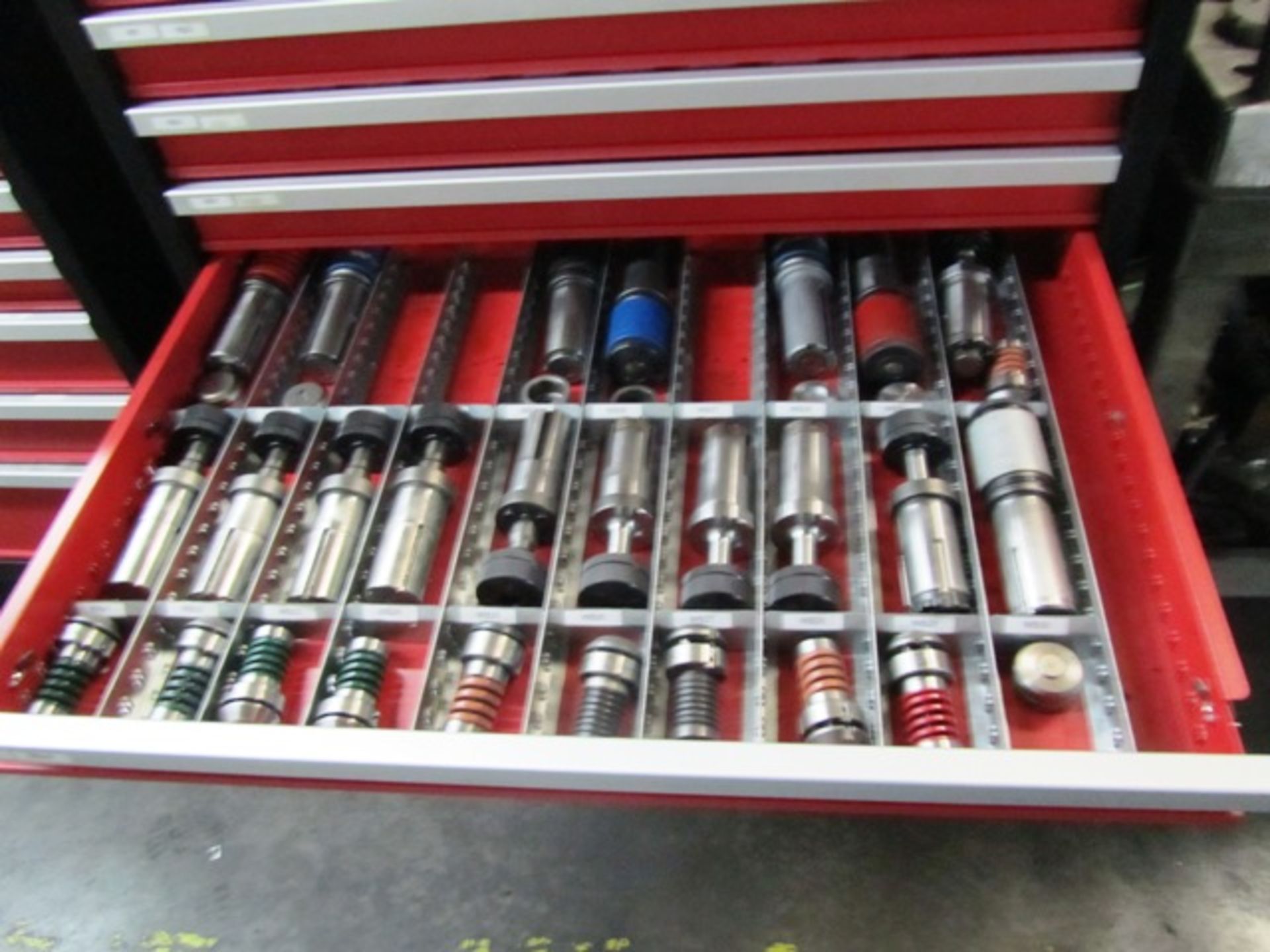 Amada 8 Drawer Portable Tool Cabinet with Turret Punches & Dies - Image 6 of 7