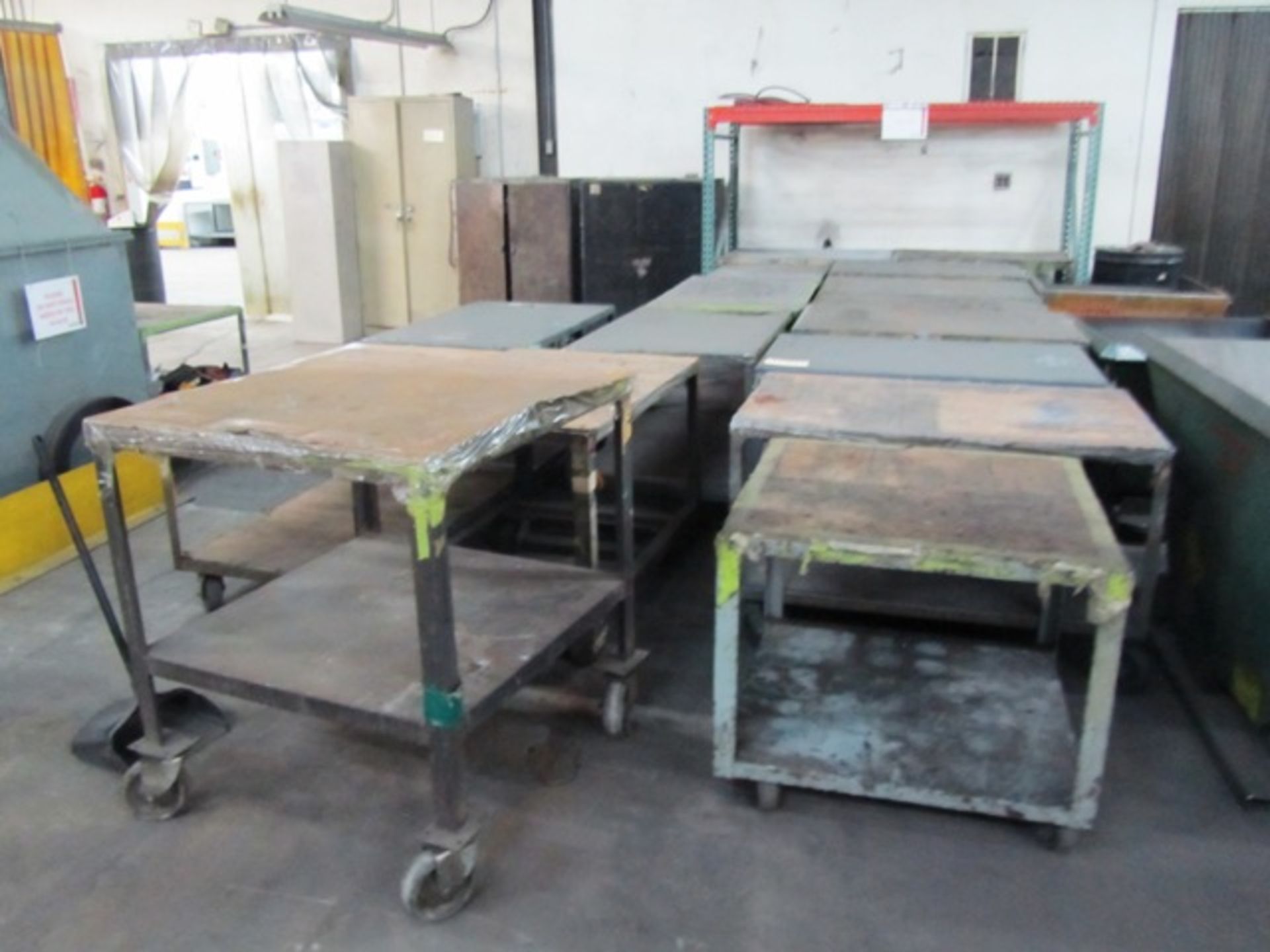 Approx (15) Steel Portable Tables