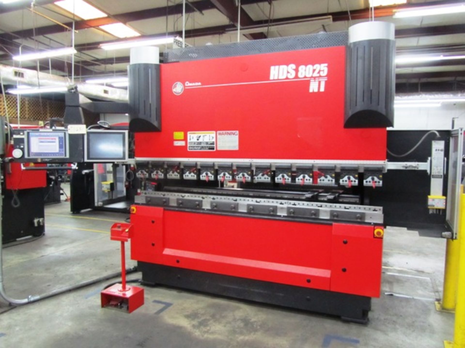 Amada Model HDS-8025NT 8-1/2' x 88 Ton 5-Axis CNC Hydraulic Press Brake with AMNC/PC Touchscreen CNC - Image 2 of 5