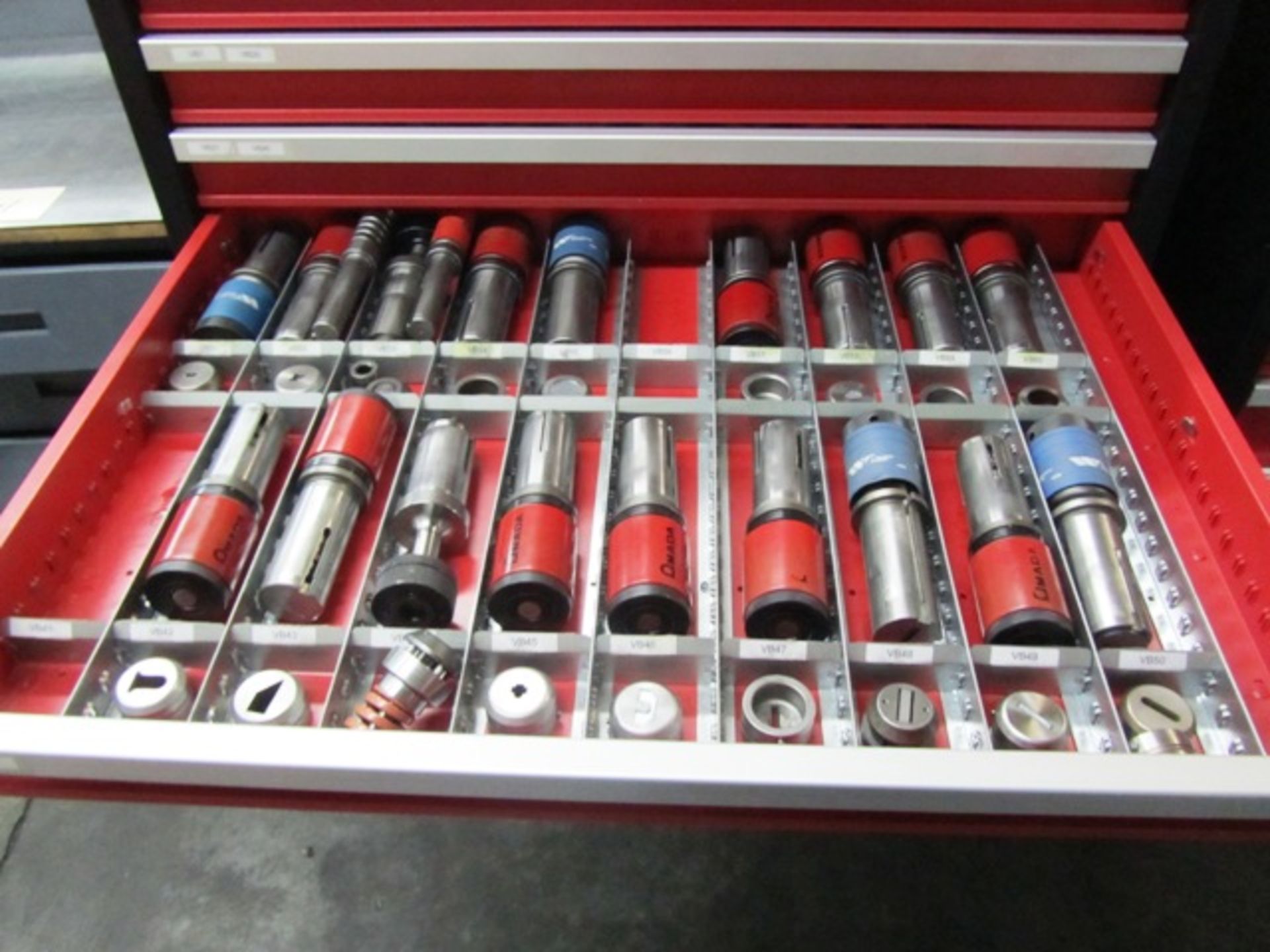 Amada 8 Drawer Portable Tool Cabinet with Turret Punches & Dies - Image 5 of 8