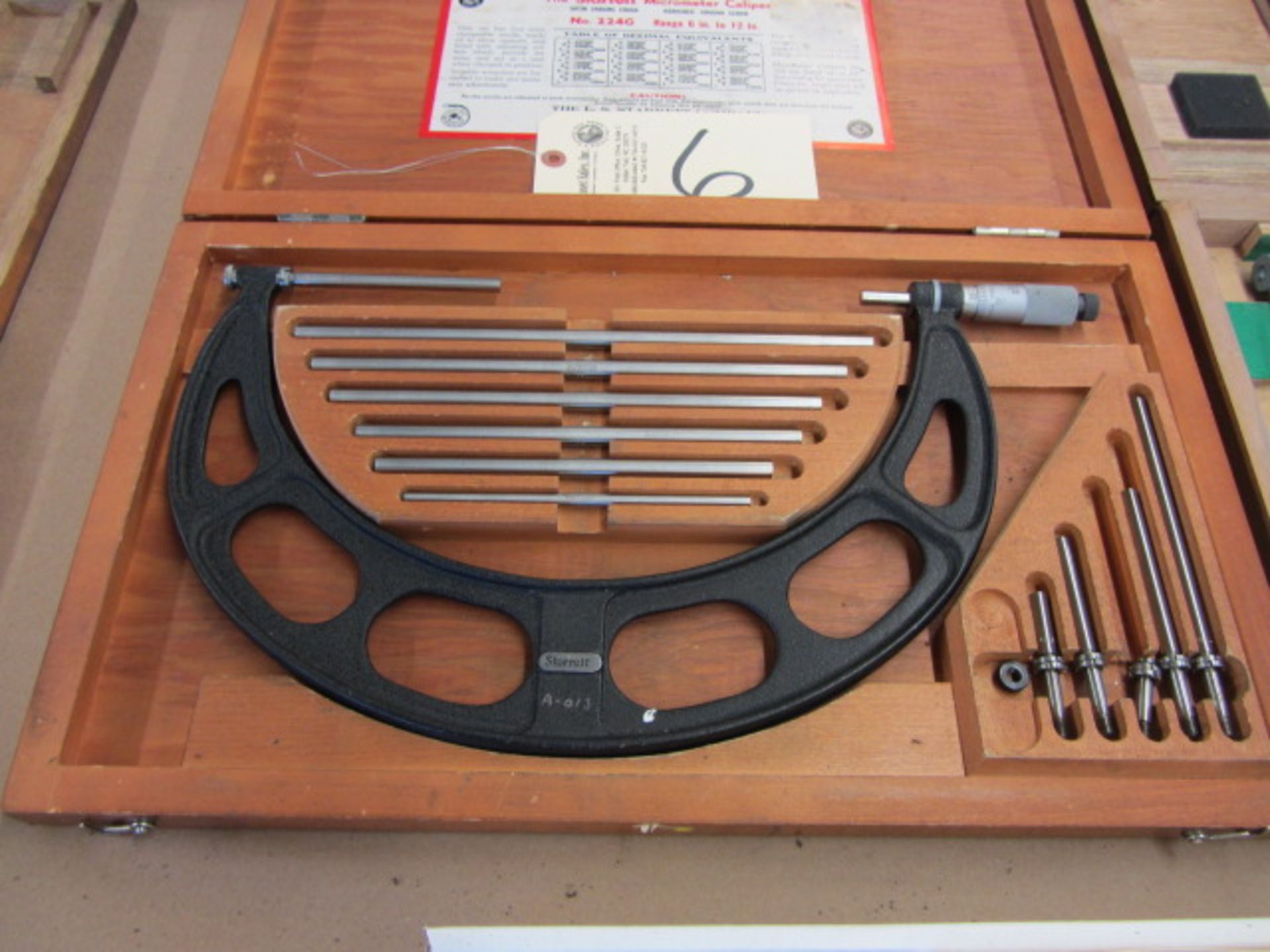 Starrett 6''-12'' Micrometer