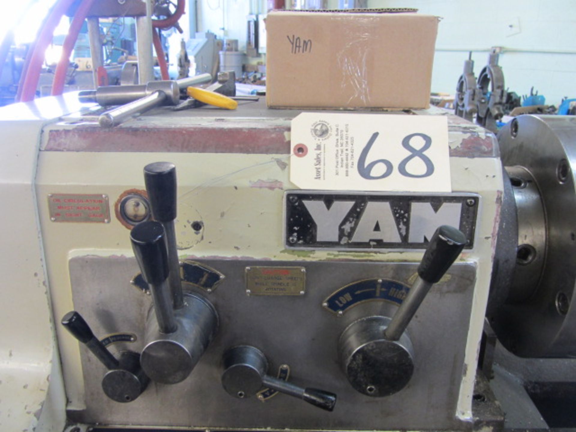 Yam 20'' Swing x 80'' Centers Engine Lathe with 12'' 3-Jaw Chuck, Speeds to 1800 RPM, Inch / - Image 2 of 9