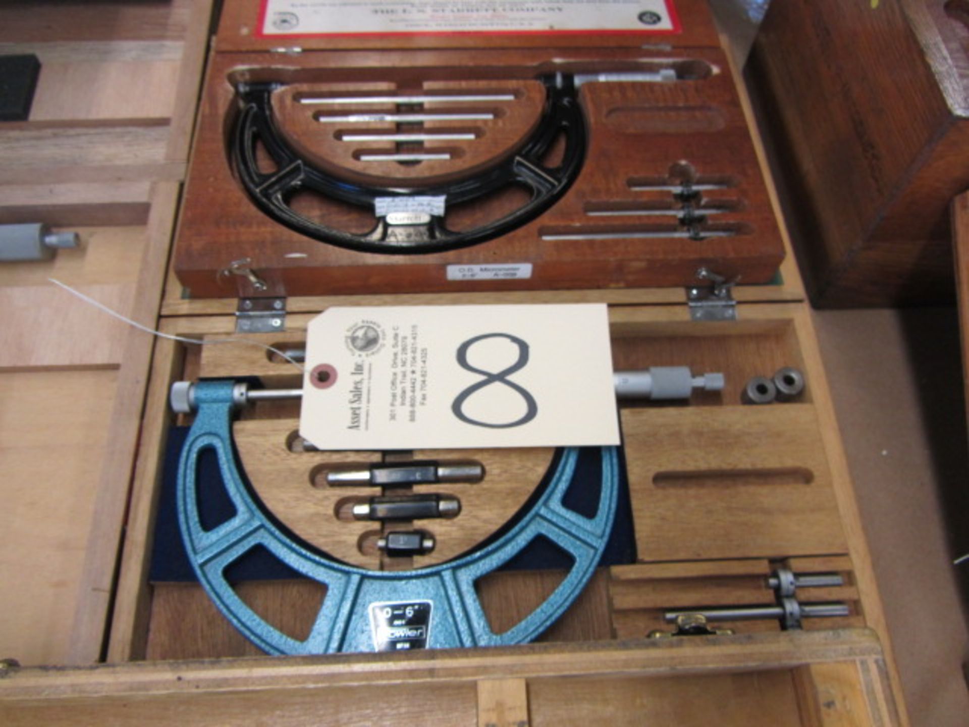 (2) 0-6'' Micrometer Sets