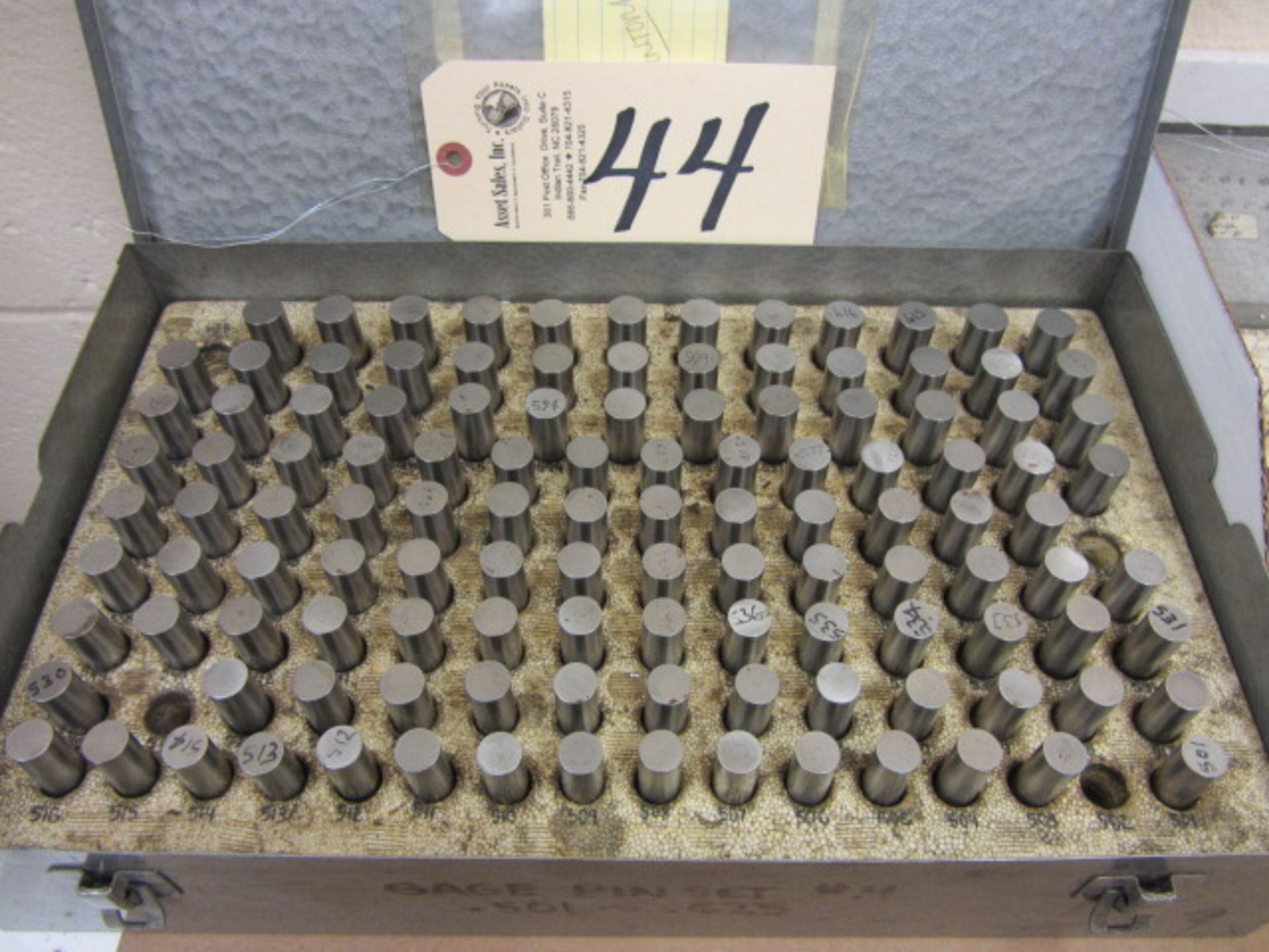 0.500 - 0.625 Pin Gauge Set