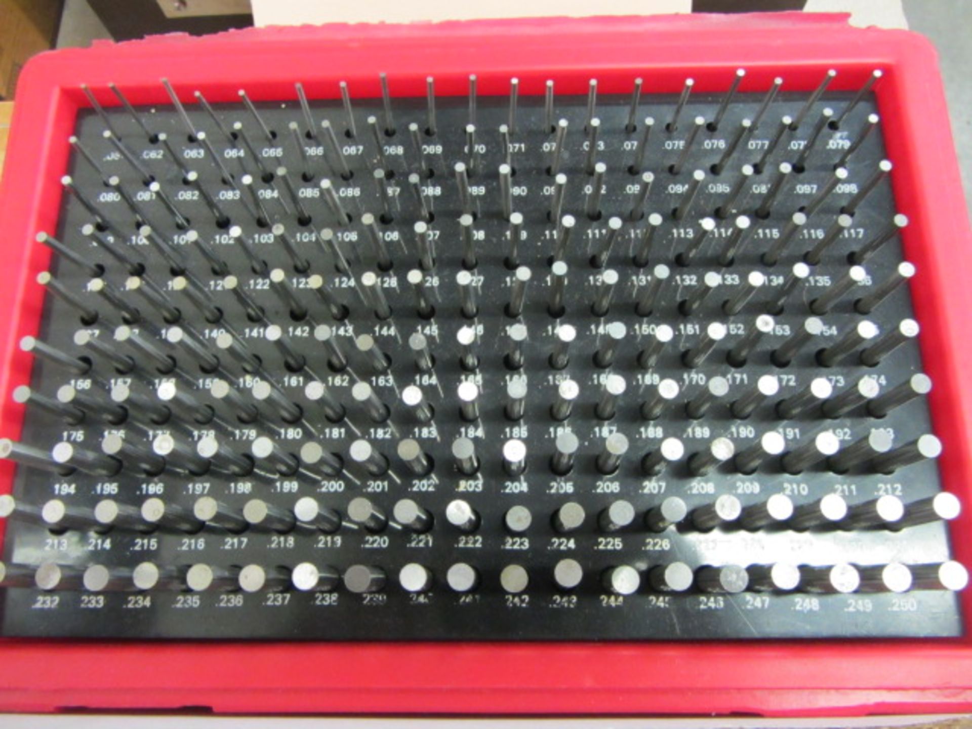 0.061 - 0.250 Pin Gauge Set