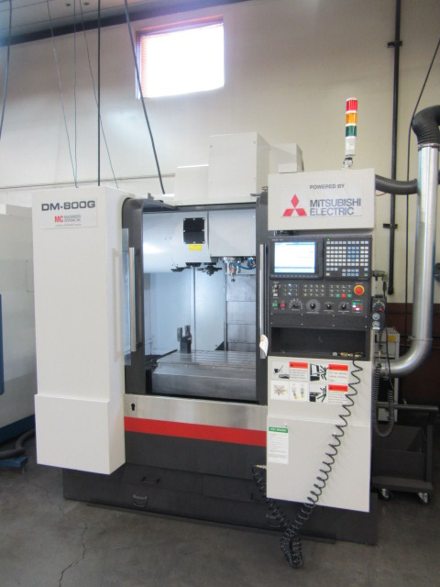 Mitsubishi Model DM-800G High Speed CNC Graphite Vertical Machining Center with 20'' x 36'' Table,