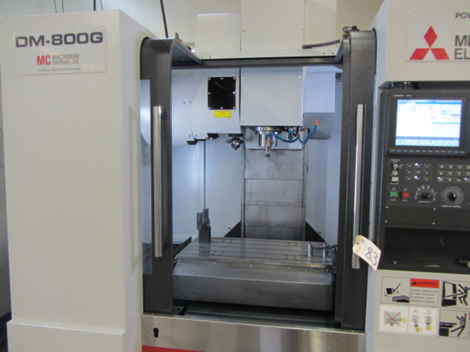 Mitsubishi Model DM-800G High Speed CNC Graphite Vertical Machining Center with 20'' x 36'' Table, - Image 5 of 10