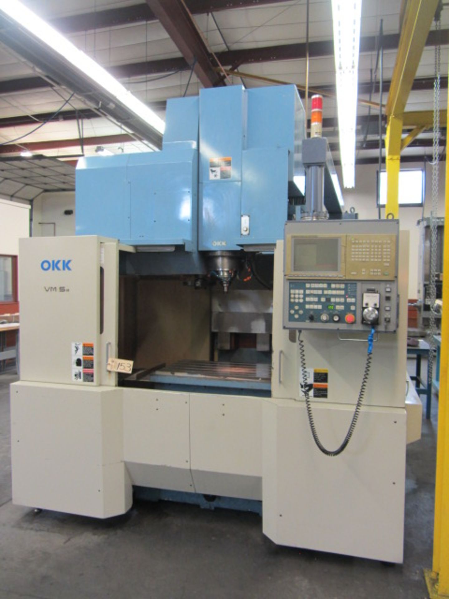 OKK Model VM5II CNC Vertical Machining Center with #50 Taper Spindle Speeds to 8000 RPM, 22'' x 41'' - Image 2 of 8