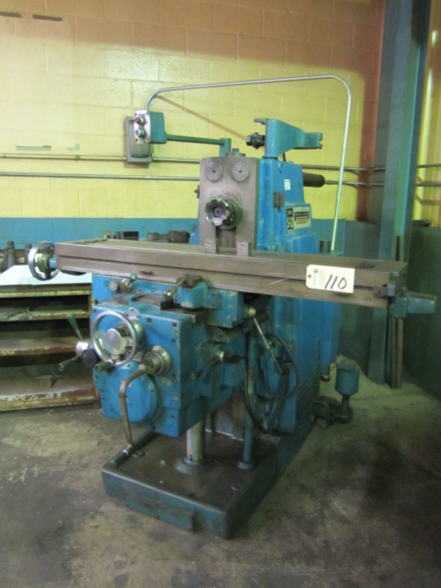 Kearney & Trecker Model S12, 205 Milwaukee Horizontal Milling Machine with 12'' x 56'' Power Feed