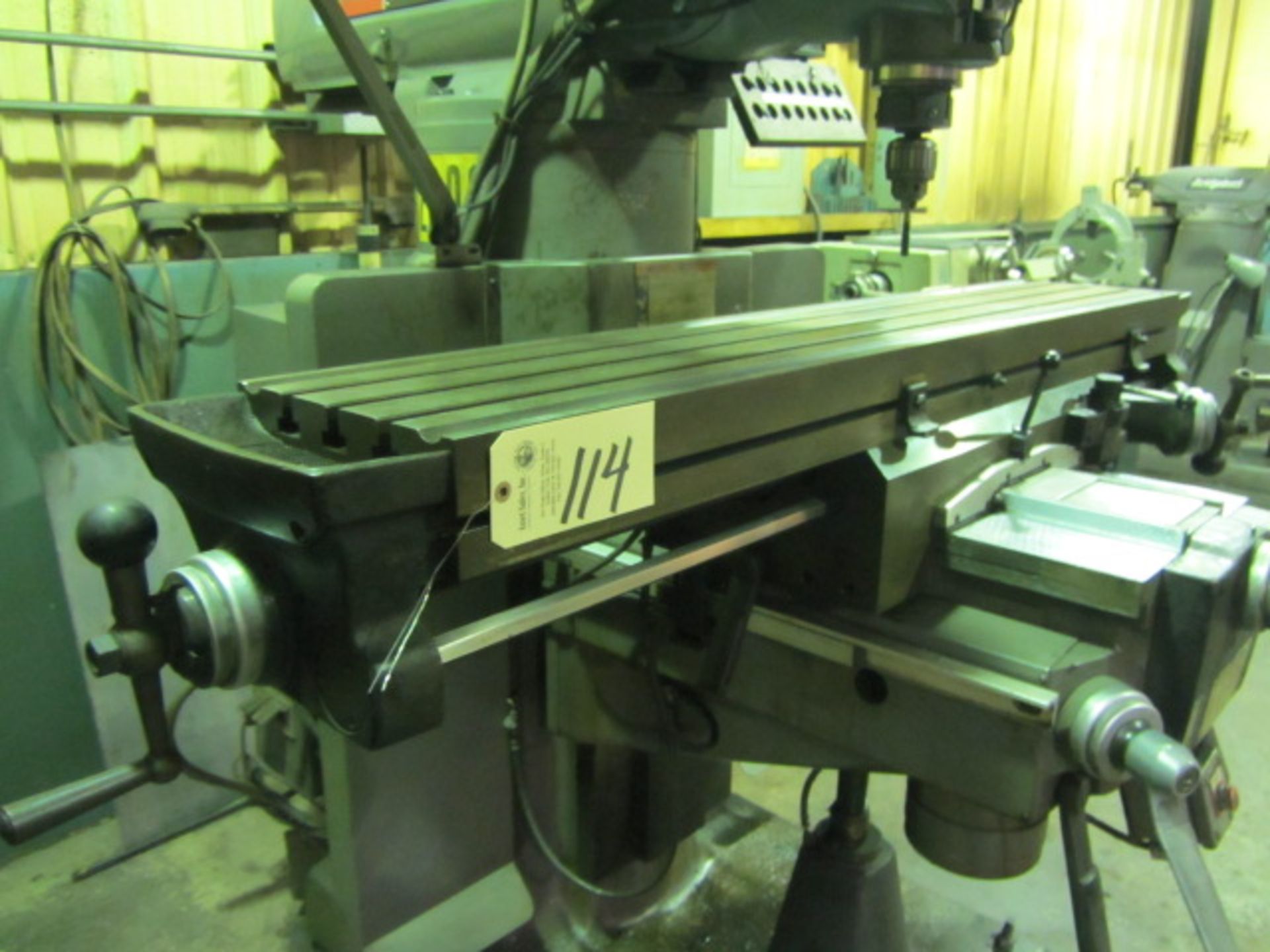 Bridgeport Series II Special Vertical Milling Machine with 11'' x 58'' Power Feed Table, R-8 Spindle - Image 2 of 6