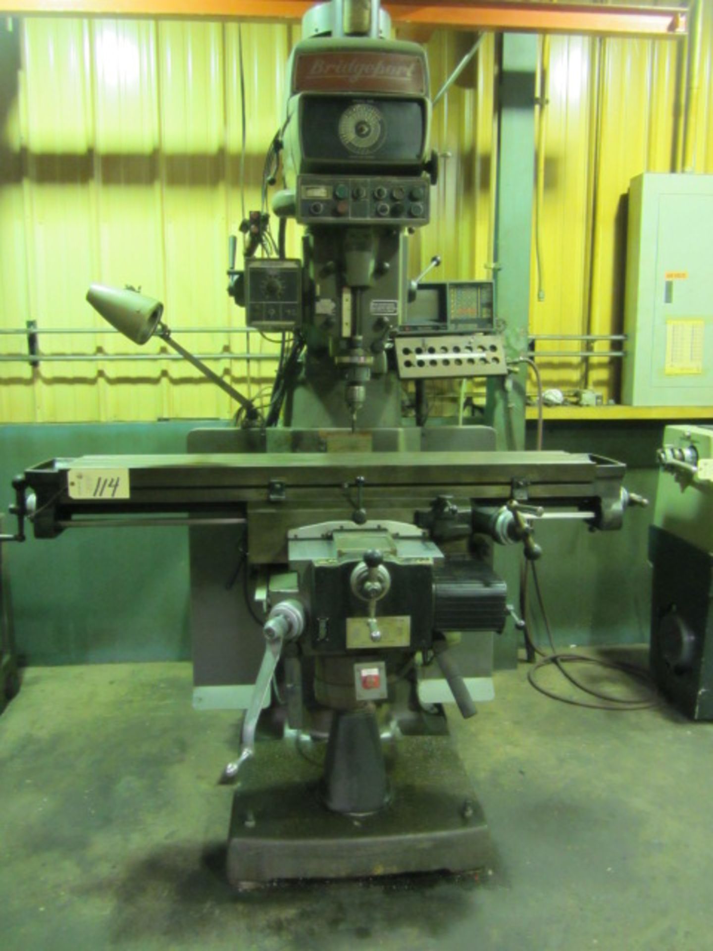 Bridgeport Series II Special Vertical Milling Machine with 11'' x 58'' Power Feed Table, R-8 Spindle - Image 3 of 6