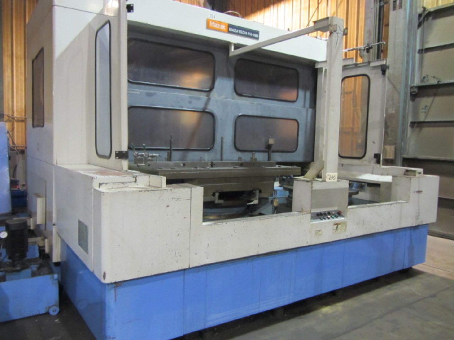 Mazak Model FH-1080 4-Axis CNC Horizontal Machining Center with (2) 39'' x 39'' Pallets, .001Degree, - Image 3 of 11