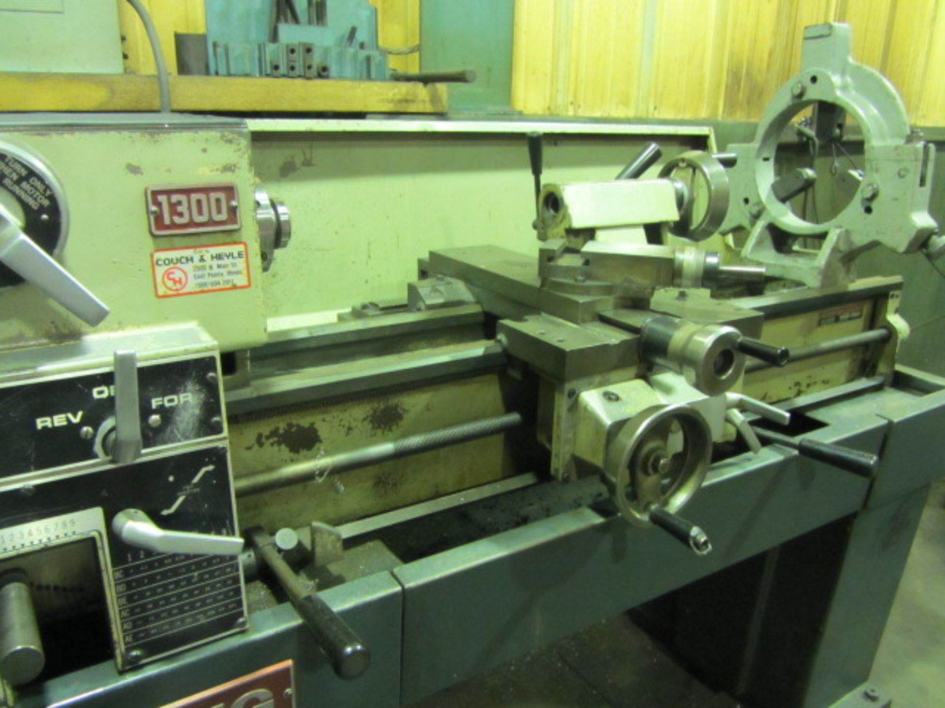 Clausing Model 1300 13'' Swing x 32'' Centers Tool Room Engine Lathe with Taper Attachment, 5 `C' - Image 3 of 5