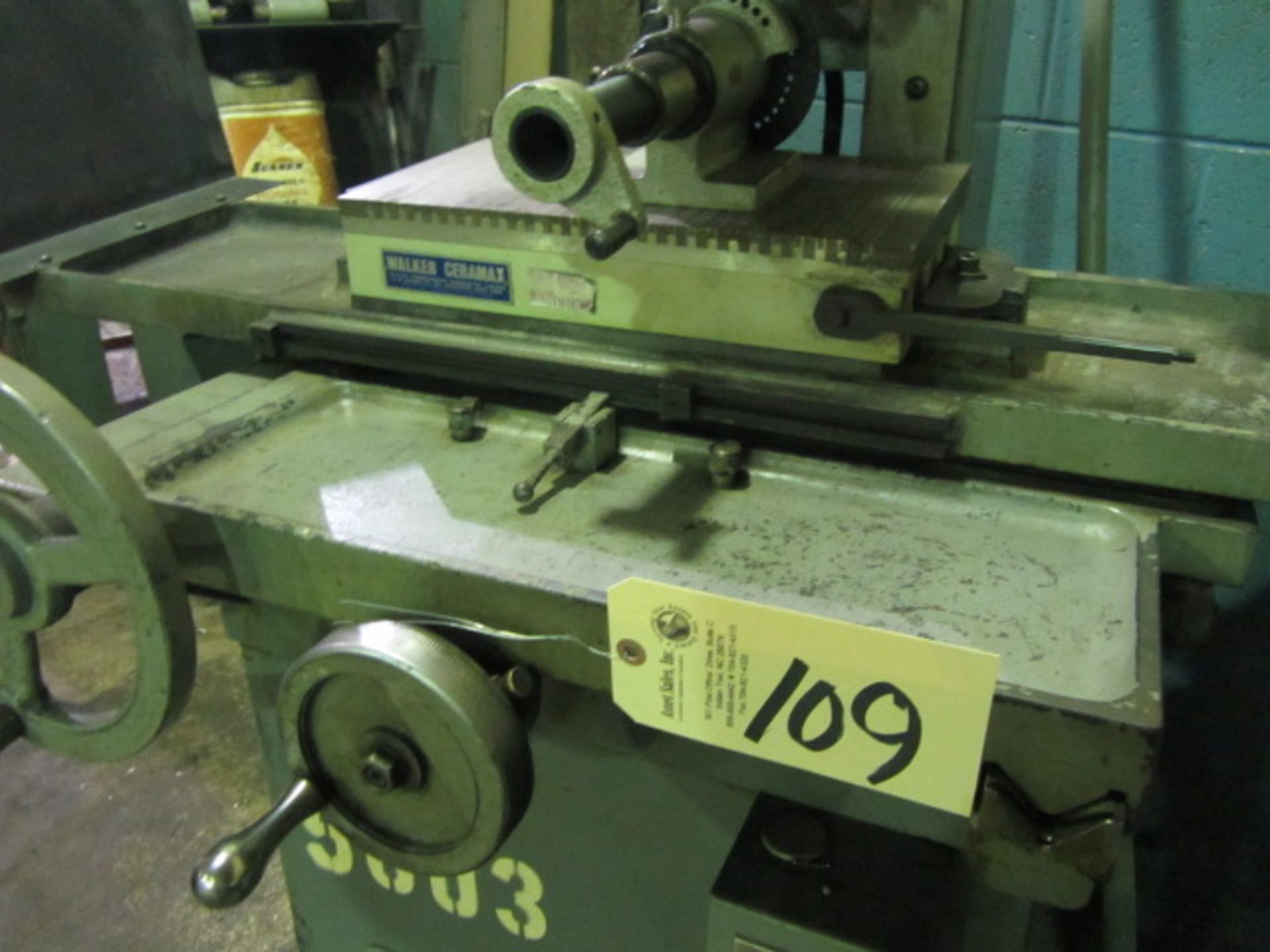 8'' x 16'' Hand Feed Surface Grinder with Walker Mag Chuck, Phase 2 Indexer, sn:5803 - Image 2 of 3