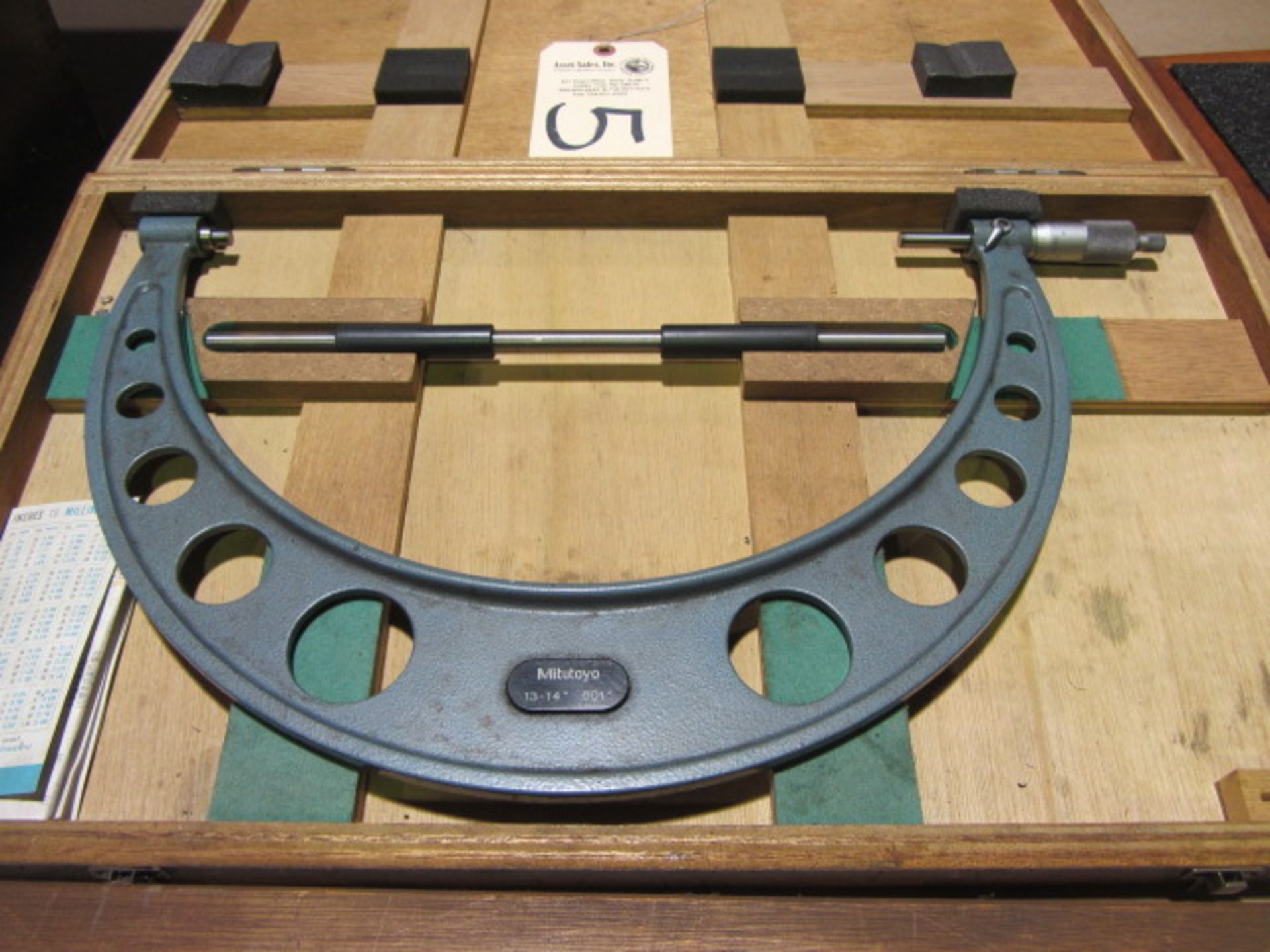 Mitutoyo 13'' - 14'' Micrometer