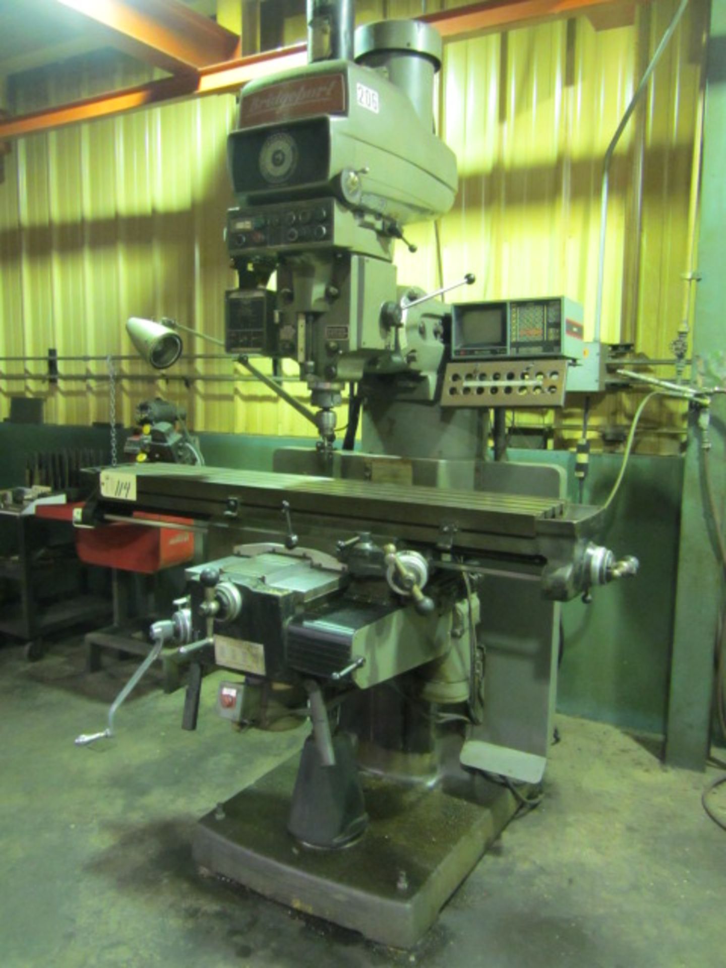 Bridgeport Series II Special Vertical Milling Machine with 11'' x 58'' Power Feed Table, R-8 Spindle - Image 4 of 6